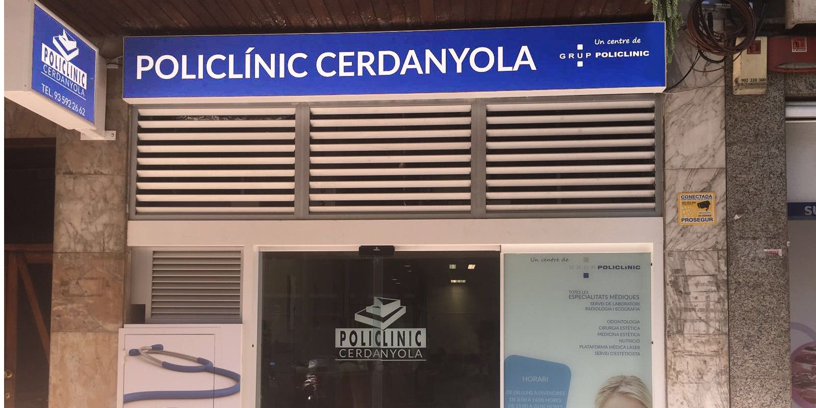 Façana Policlínic Cerdanyola. FOTO: Cedida