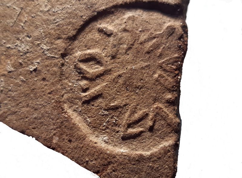 Peça arqueològica trobada a Ca n'Oliver. FOTO: Cedida