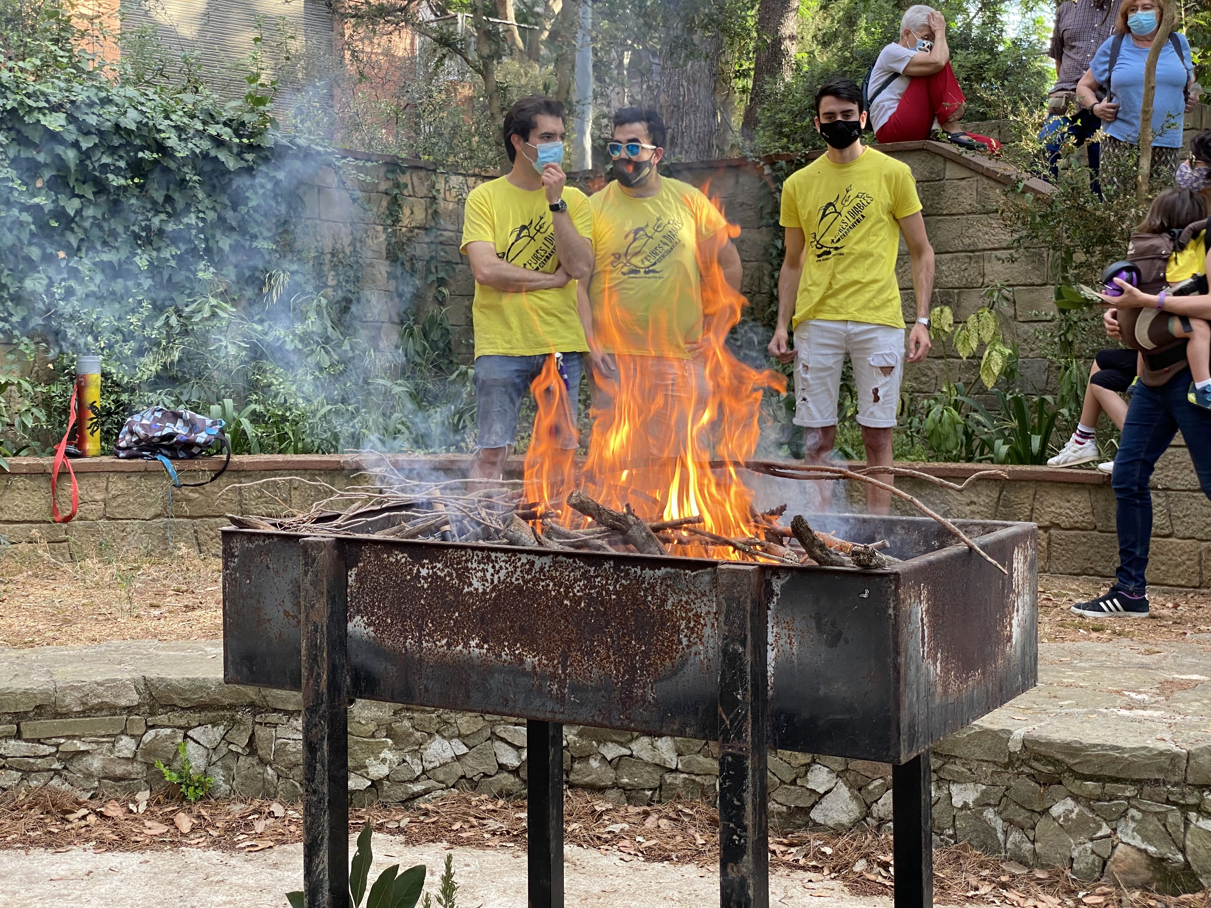 Arribada de la Flama del Canigó. FOTO: Mónica GM