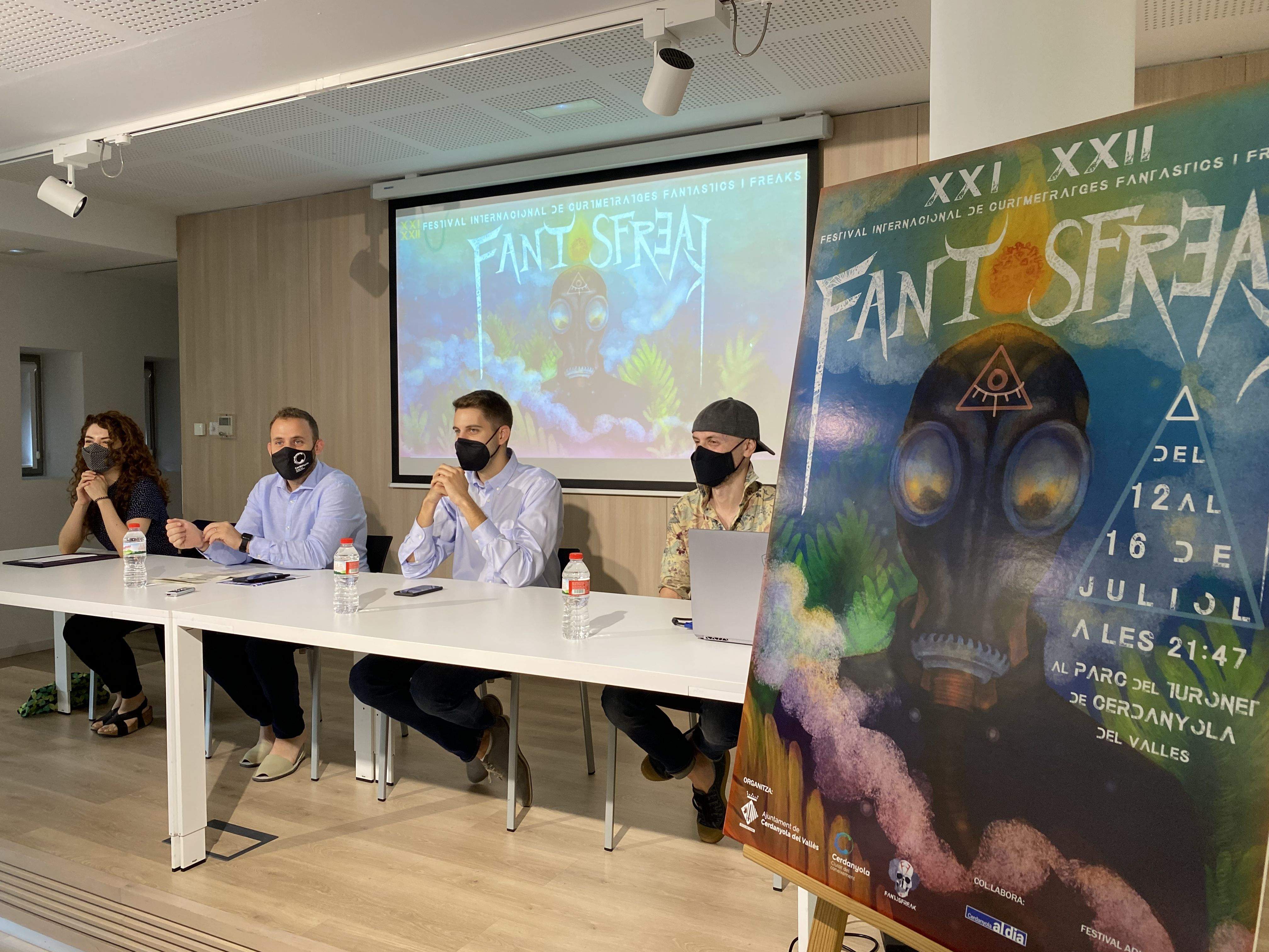 Roda de premsa de presentació del Fantosfreak 2021. FOTO: Mónica GM