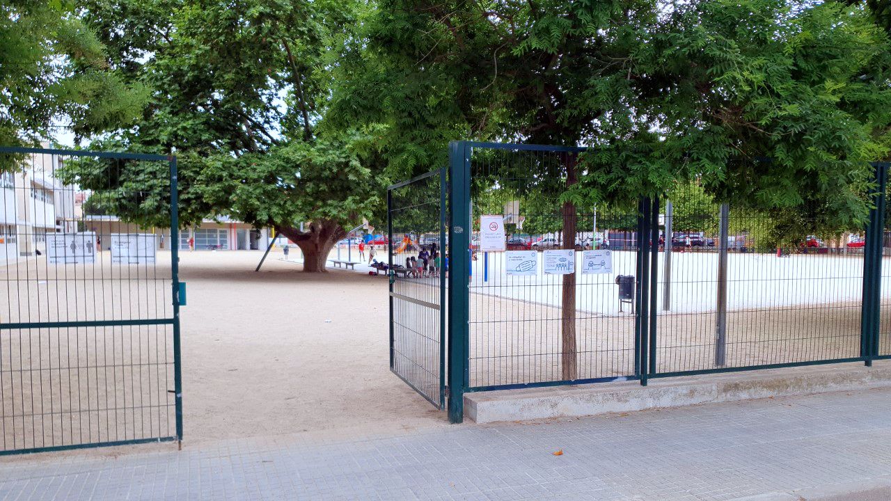 Pati de l'escola Saltells. FOTO: Ajuntament de Cerdanyola