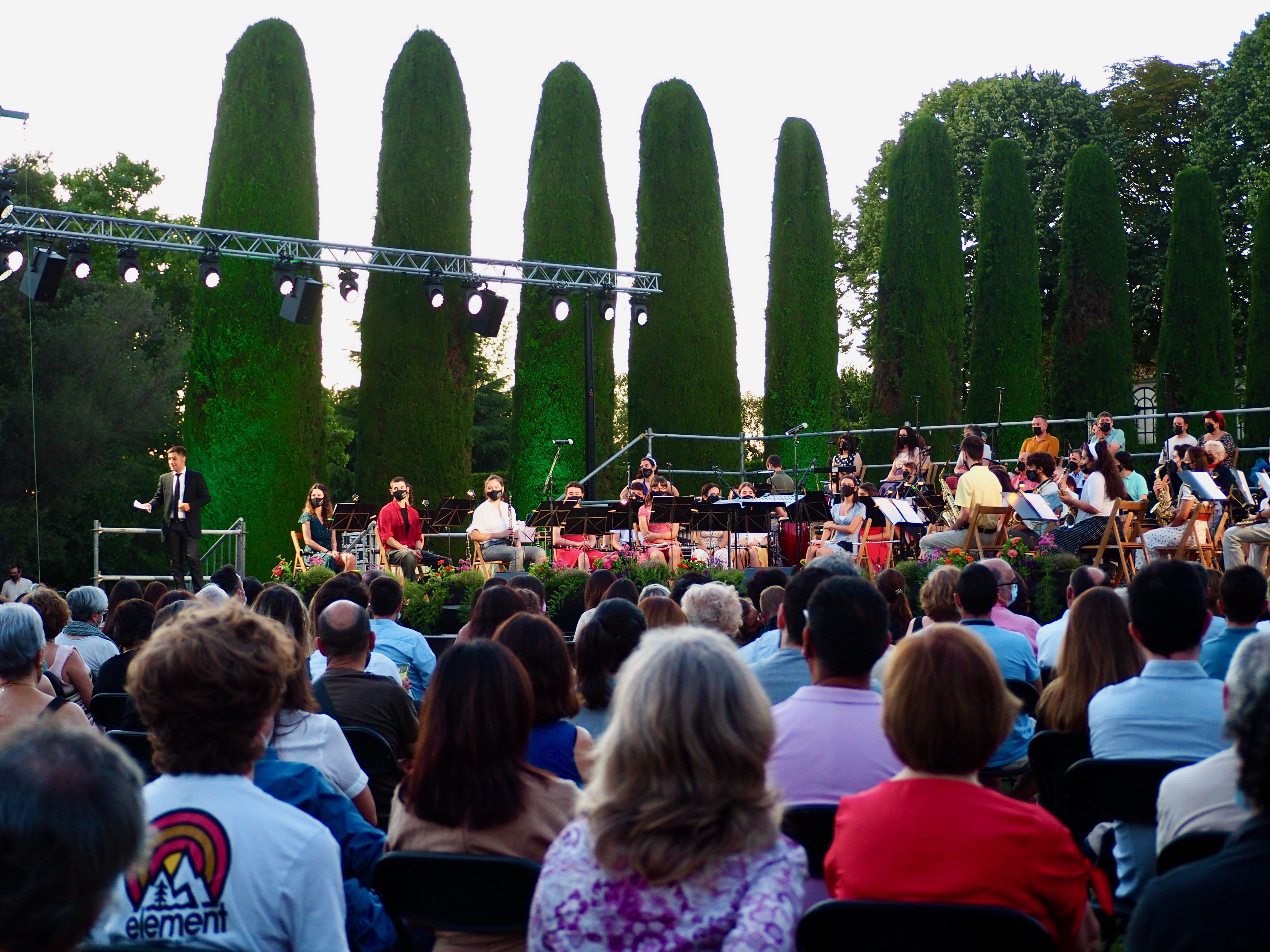 El Concert al Castell 2021 de l'Agrupació Musical de Cerdanyola del Vallès (AMCV). FOTO: Mónica García Moreno