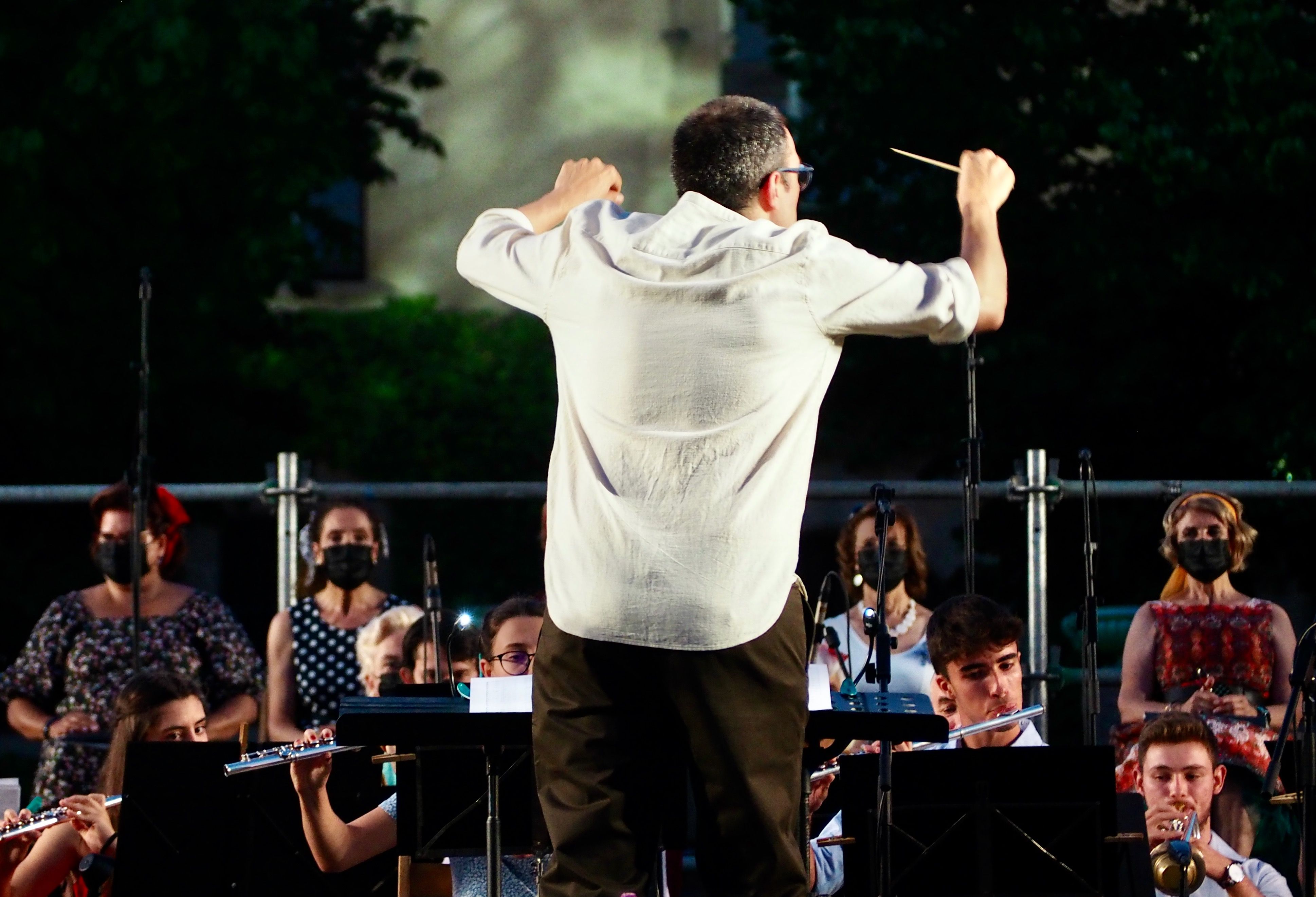 El Concert al Castell 2021 de l'Agrupació Musical de Cerdanyola del Vallès (AMCV). FOTO: Mónica García Moreno