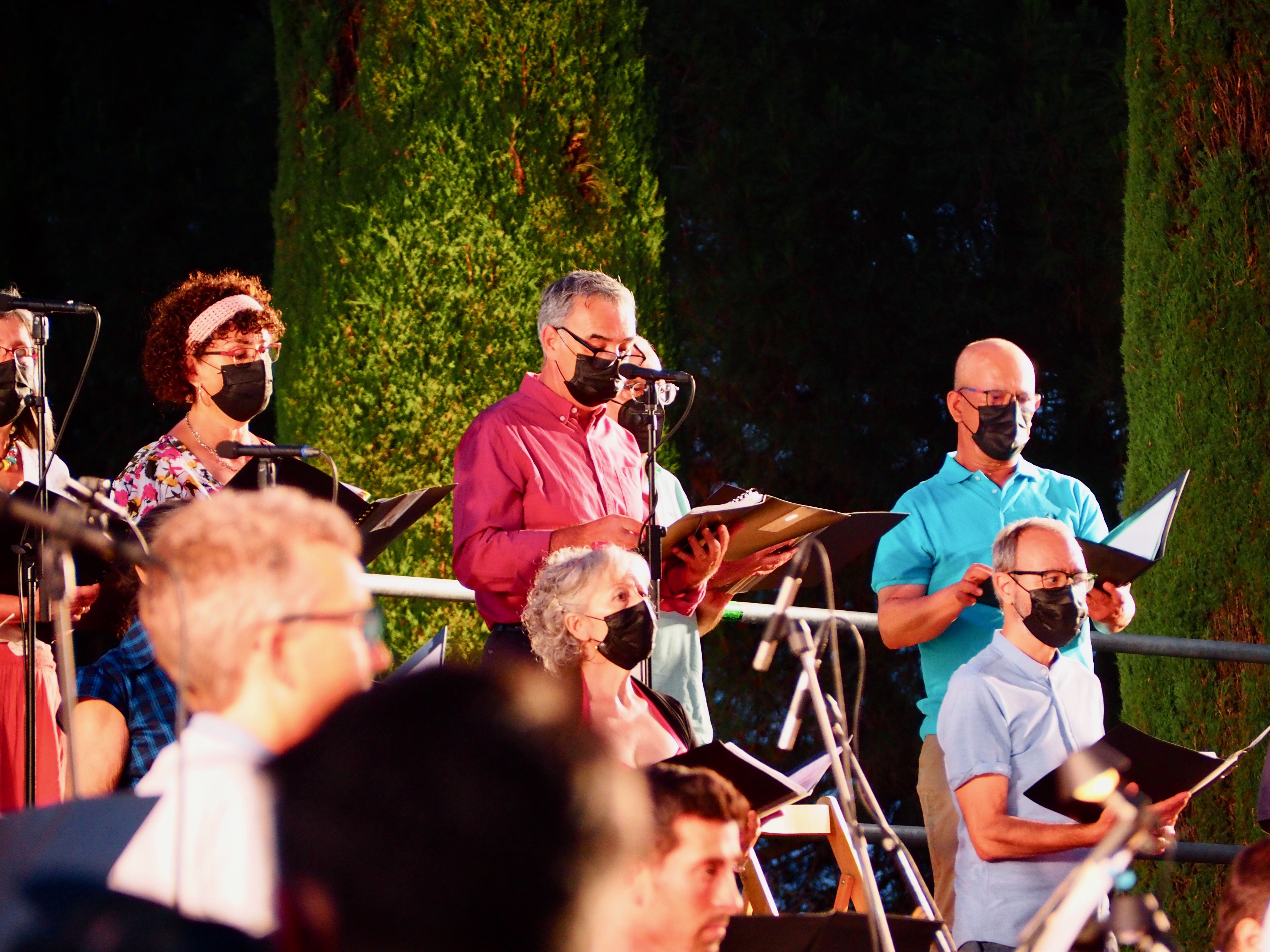 El Concert al Castell 2021 de l'Agrupació Musical de Cerdanyola del Vallès (AMCV). FOTO: Mónica García Moreno
