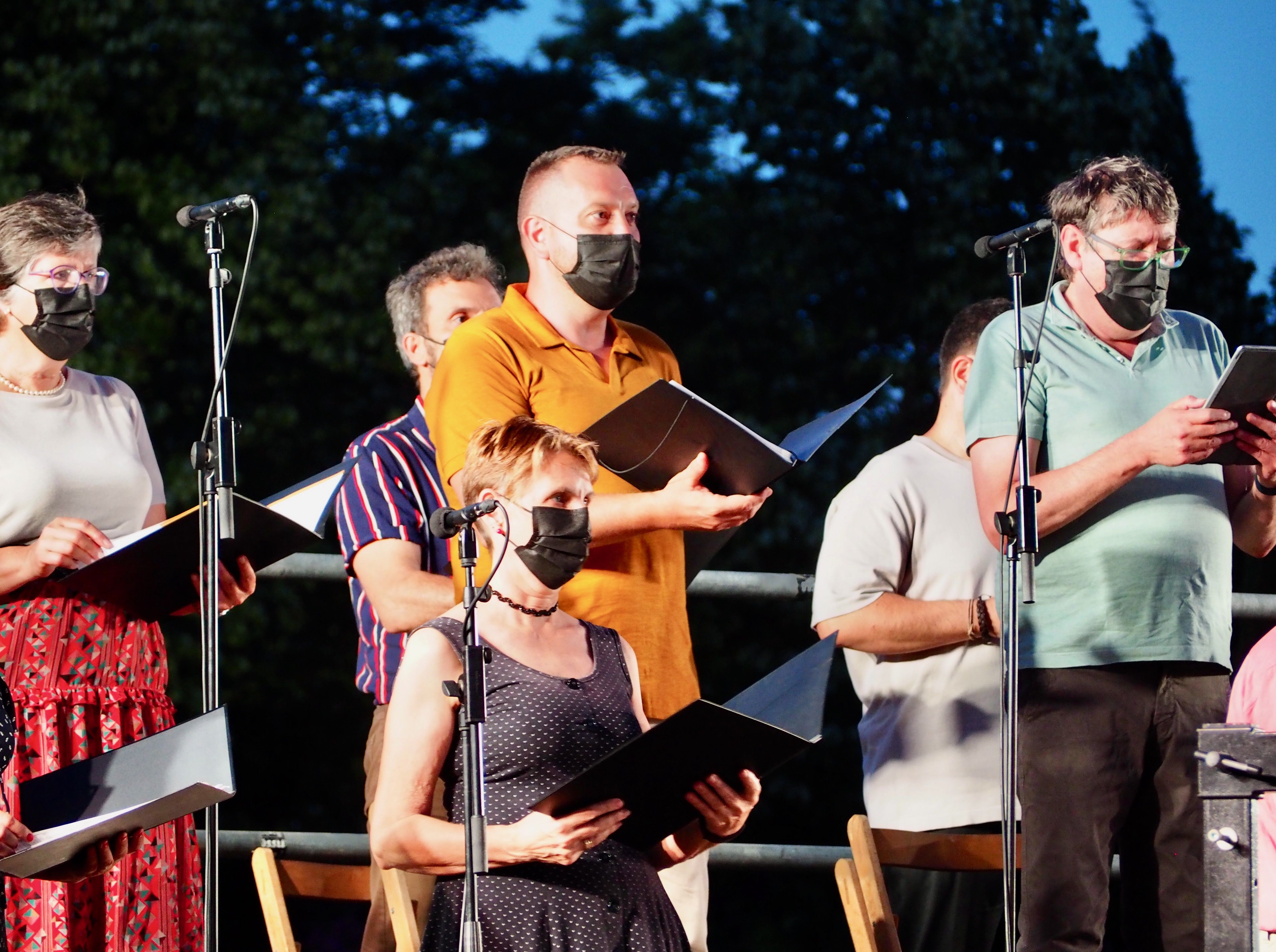 El Concert al Castell 2021 de l'Agrupació Musical de Cerdanyola del Vallès (AMCV). FOTO: Mónica García Moreno
