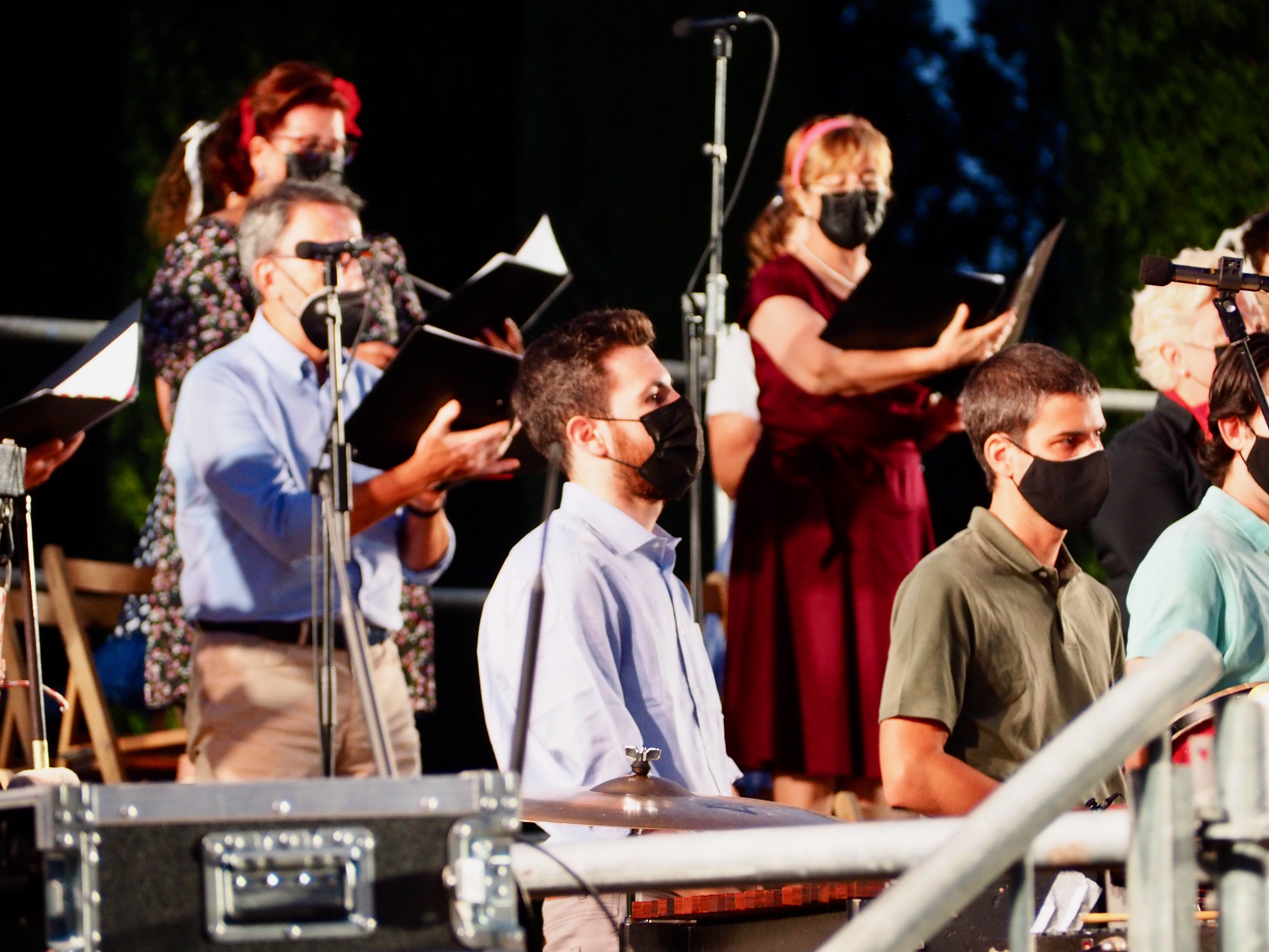 El Concert al Castell 2021 de l'Agrupació Musical de Cerdanyola del Vallès (AMCV). FOTO: Mónica García Moreno