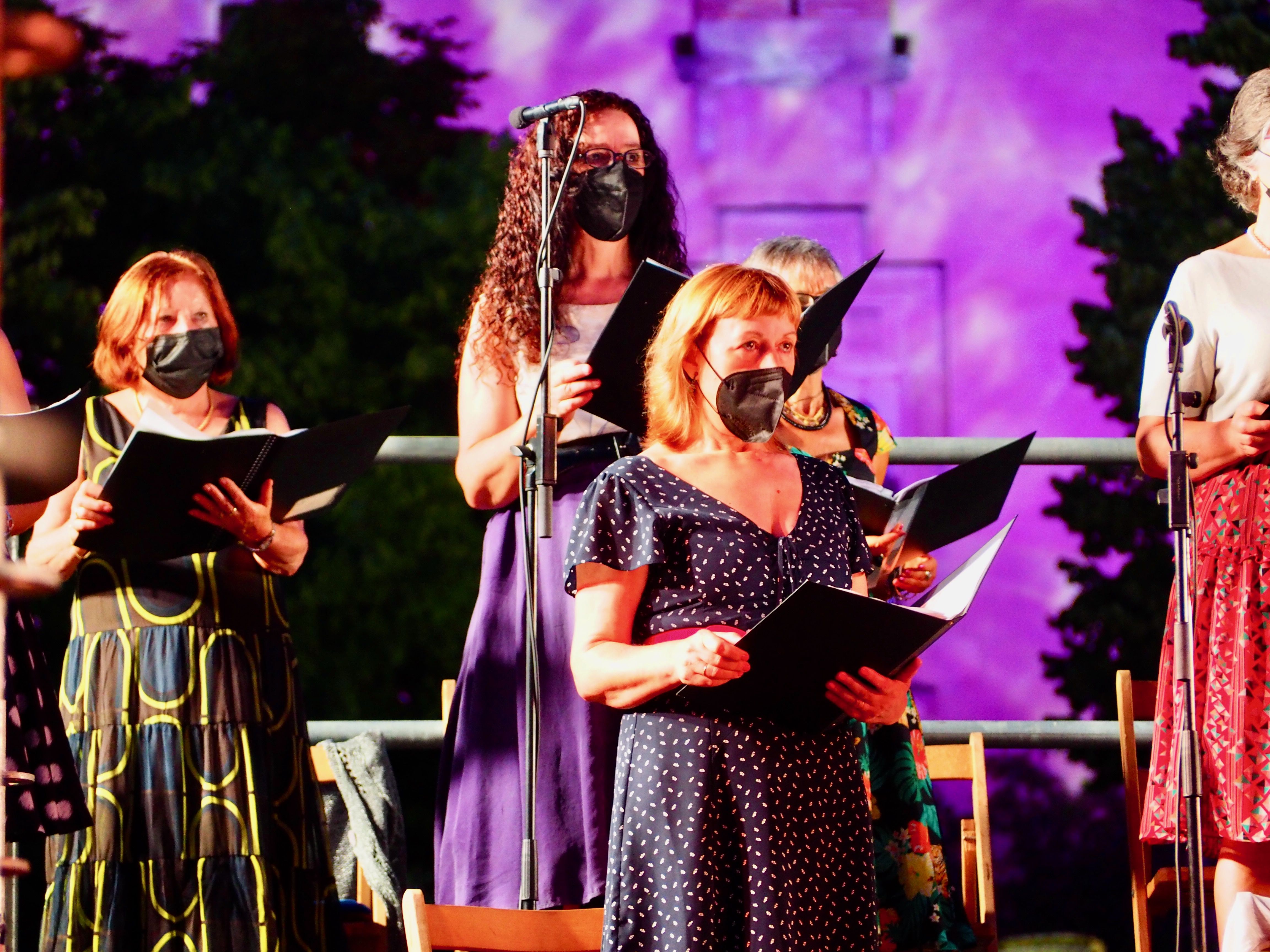 El Concert al Castell 2021 de l'Agrupació Musical de Cerdanyola del Vallès (AMCV). FOTO: Mónica García Moreno