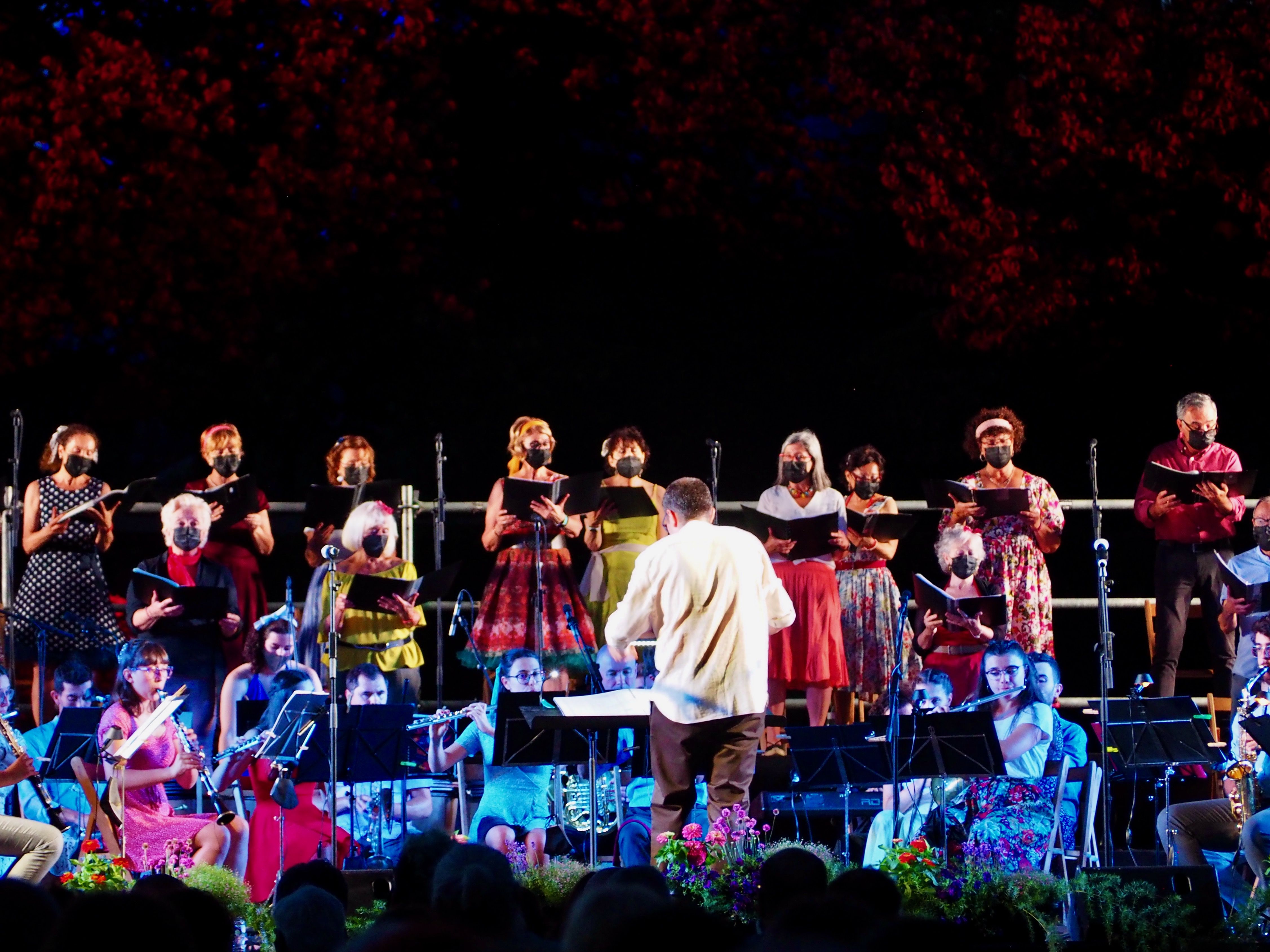 El Concert al Castell 2021 de l'Agrupació Musical de Cerdanyola del Vallès (AMCV). FOTO: Mónica García Moreno