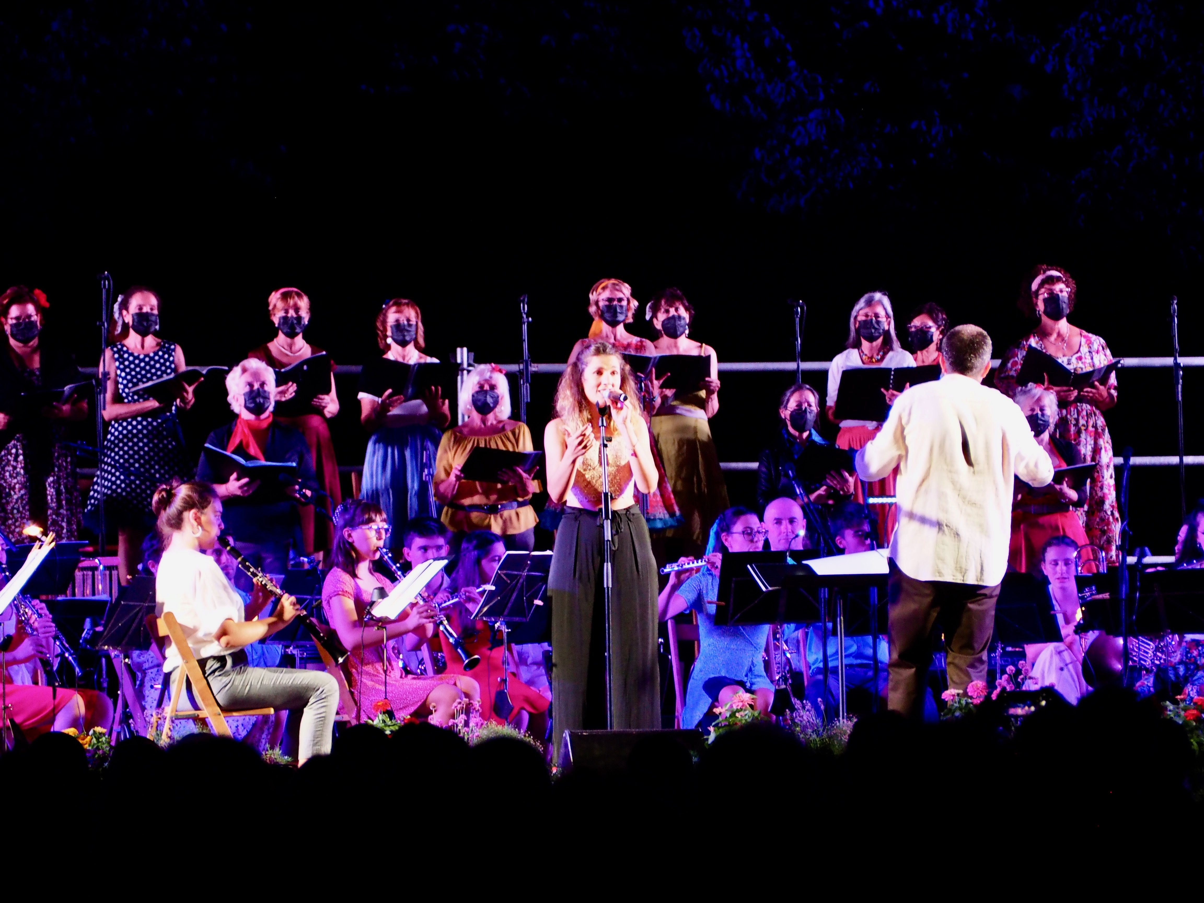 El Concert al Castell 2021 de l'Agrupació Musical de Cerdanyola del Vallès (AMCV). FOTO: Mónica García Moreno
