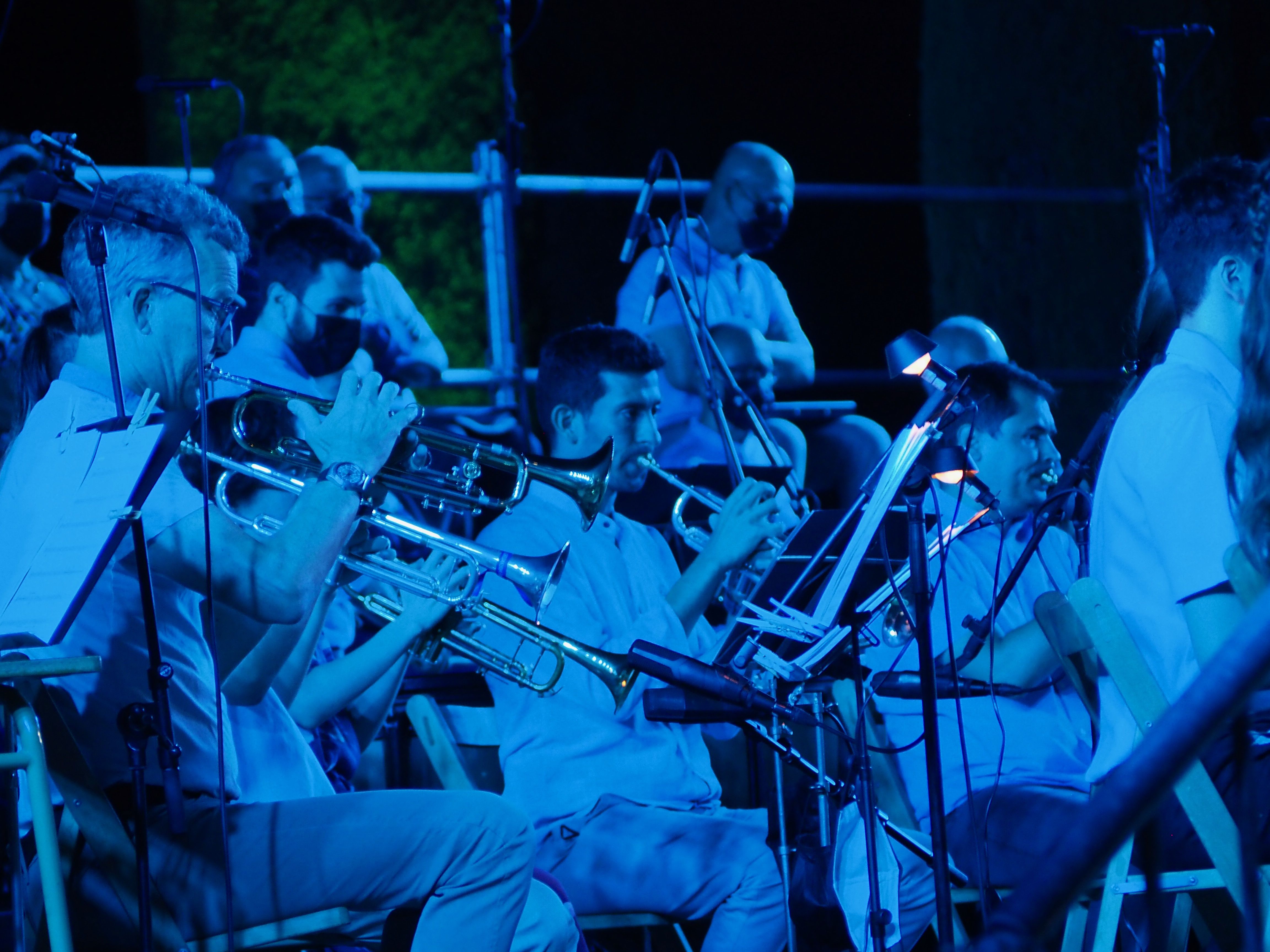 El Concert al Castell 2021 de l'Agrupació Musical de Cerdanyola del Vallès (AMCV). FOTO: Mónica García Moreno