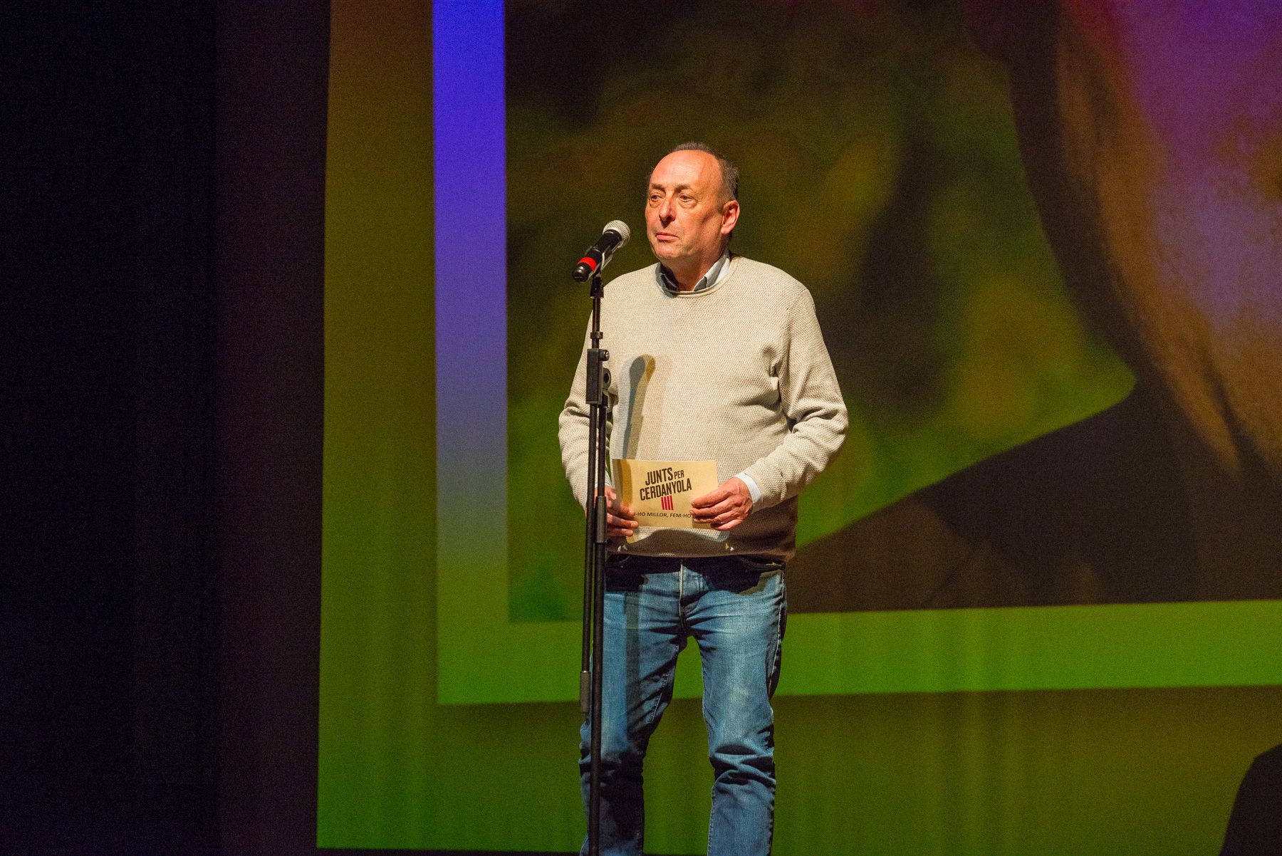Jordi Miró en la presentació de la candidatura de Junts per Cerdanyola l'any 2019. FOTO: Junts