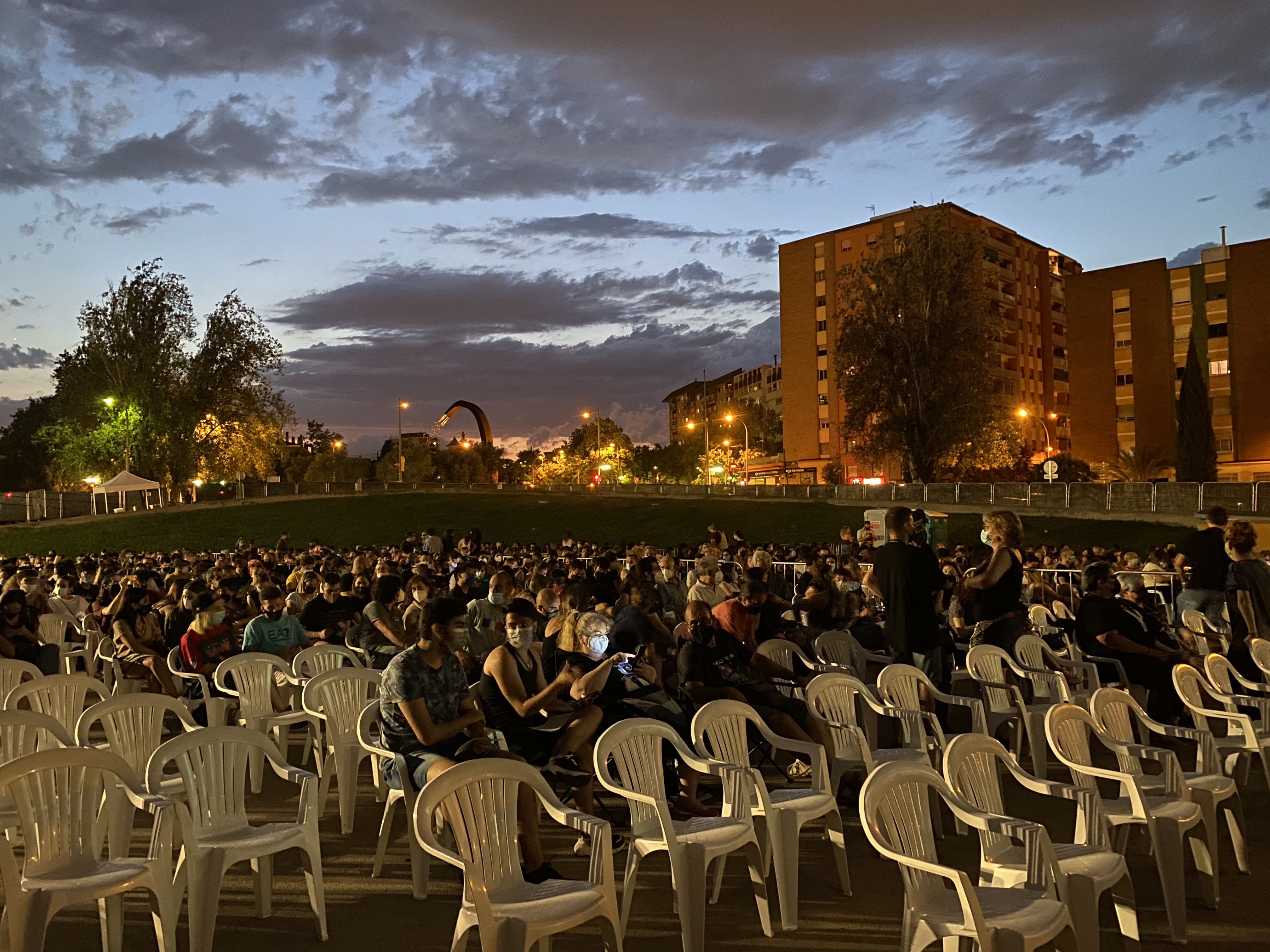 El públic del Fantosfreak 2021 abans de començar les projeccions. FOTO: Mónica GM