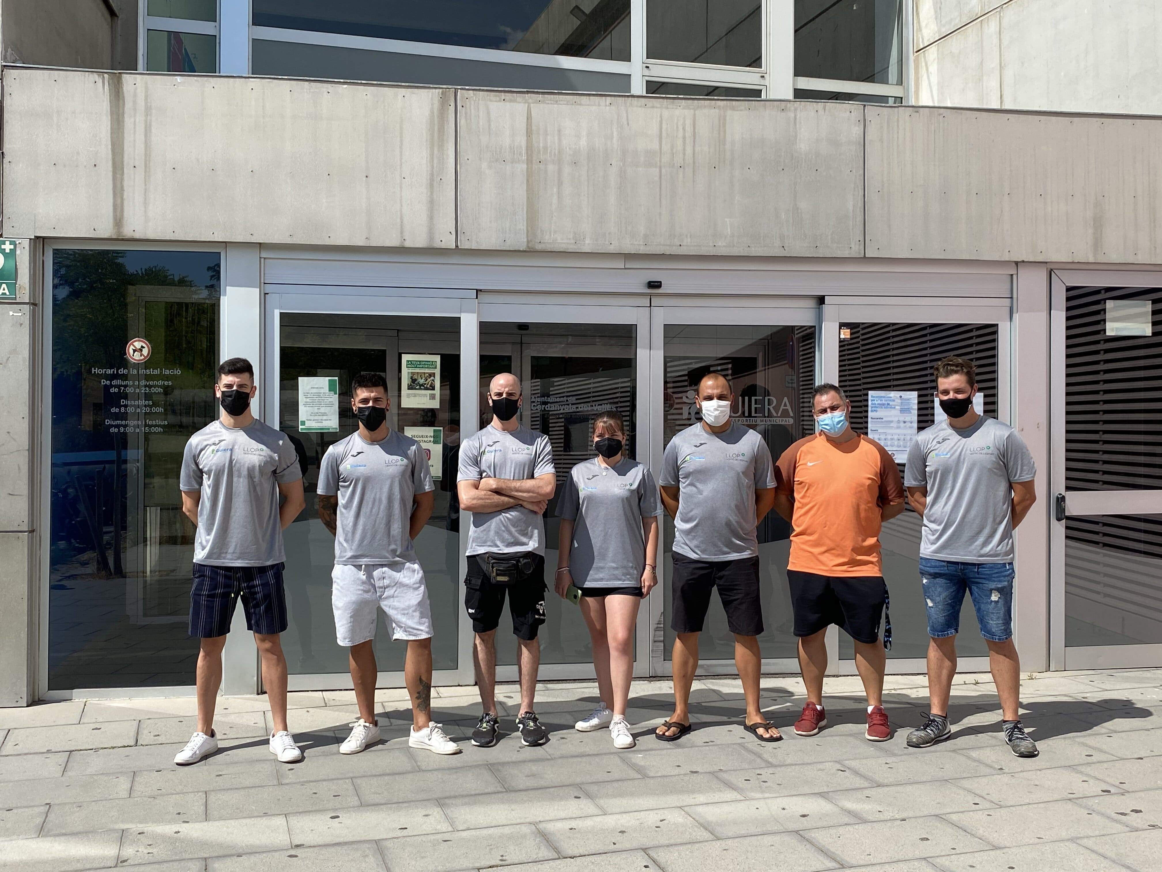 Una representació dels treballador del PEM Guiera en el segon dia de vaga. FOTO: Mónica GM