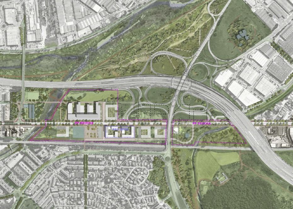 Plànol de la N-150. FOTO: ERC AMB