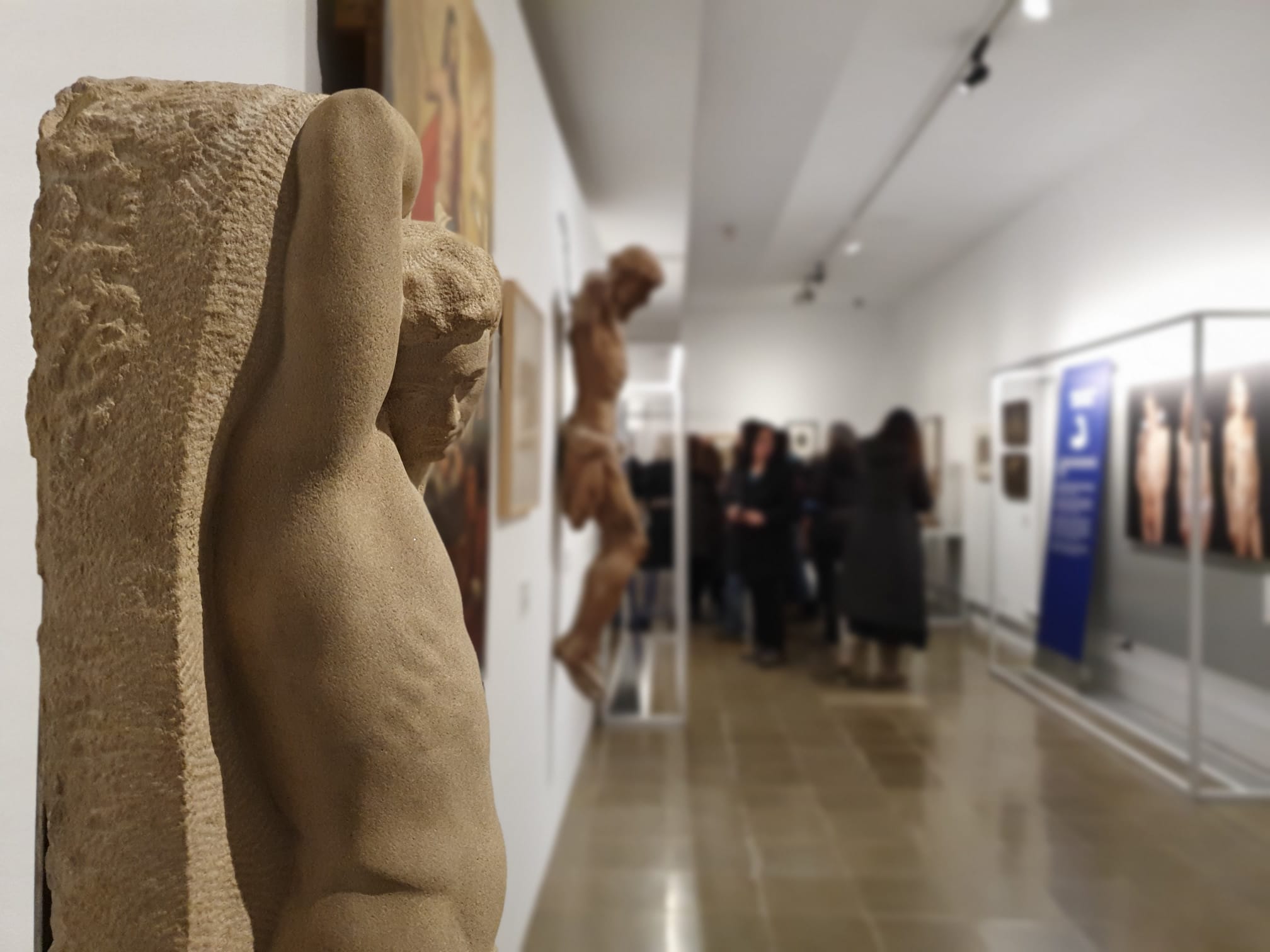 Fragment de l'exposició L'home nu. FOTO: Cedida Fragment de l'exposició L'home nu. FOTO: Cedida