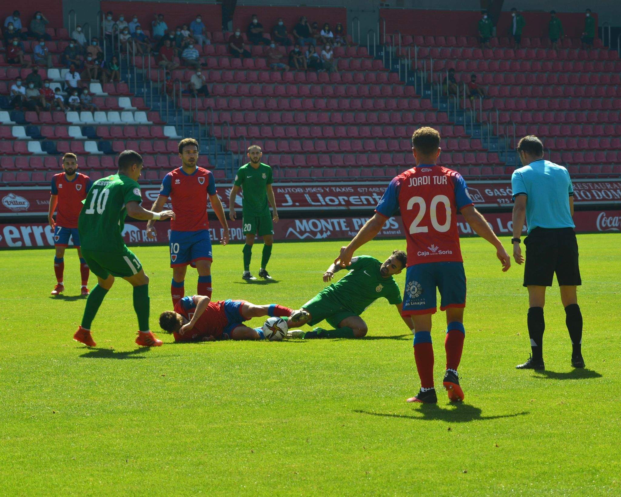 Segona jornada del Cerdanyola FC contra el Numancia. FOTO: Cerdanyola FC
