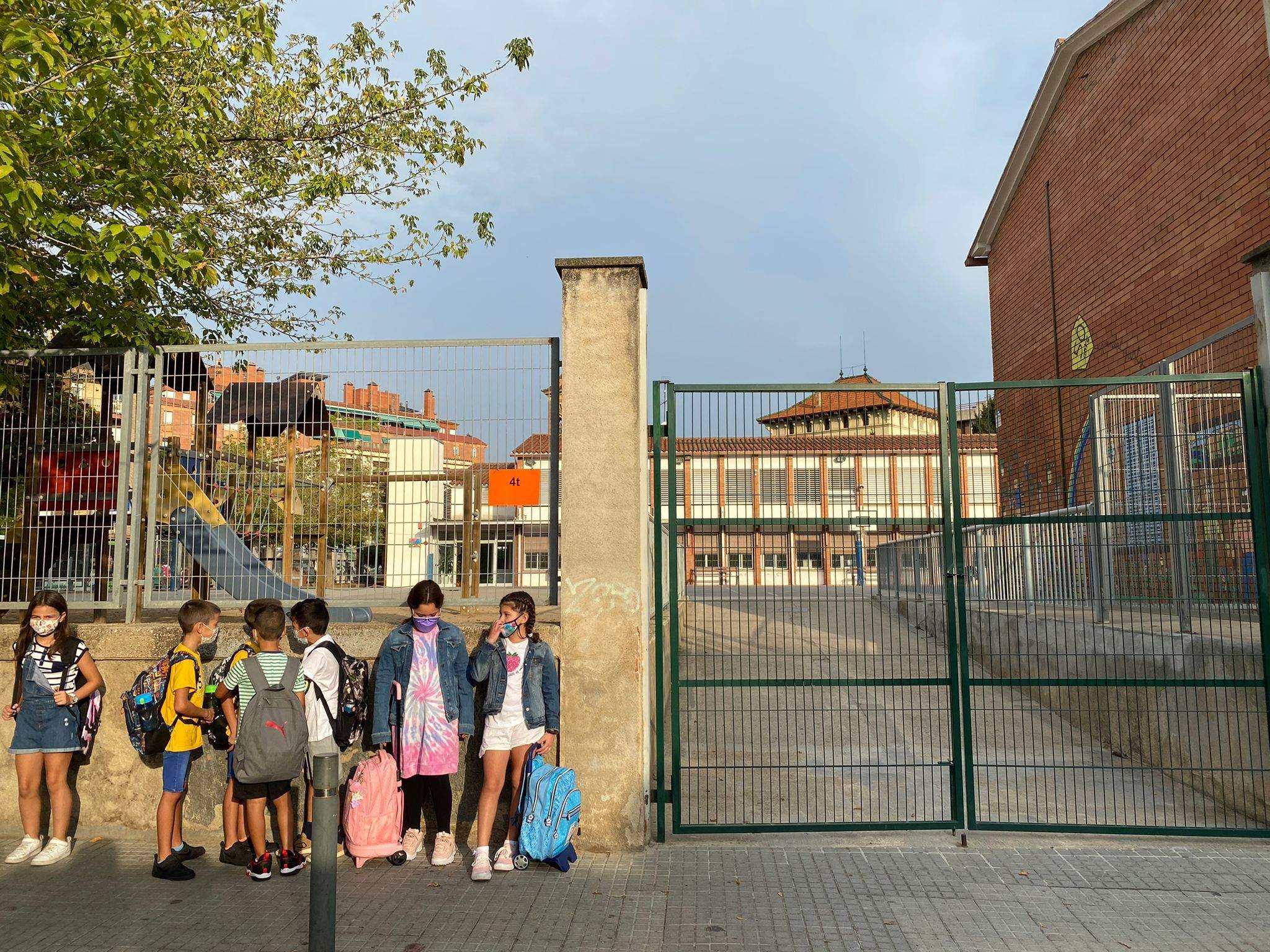 Inici al setembre del curs escolar al col·legi Sant Martí de Cerdanyola. FOTO: Mónica GM