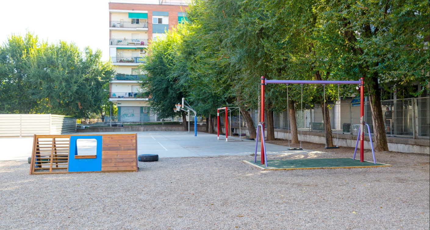 Obres a l'escola Fontetes. FOTO: Cedida