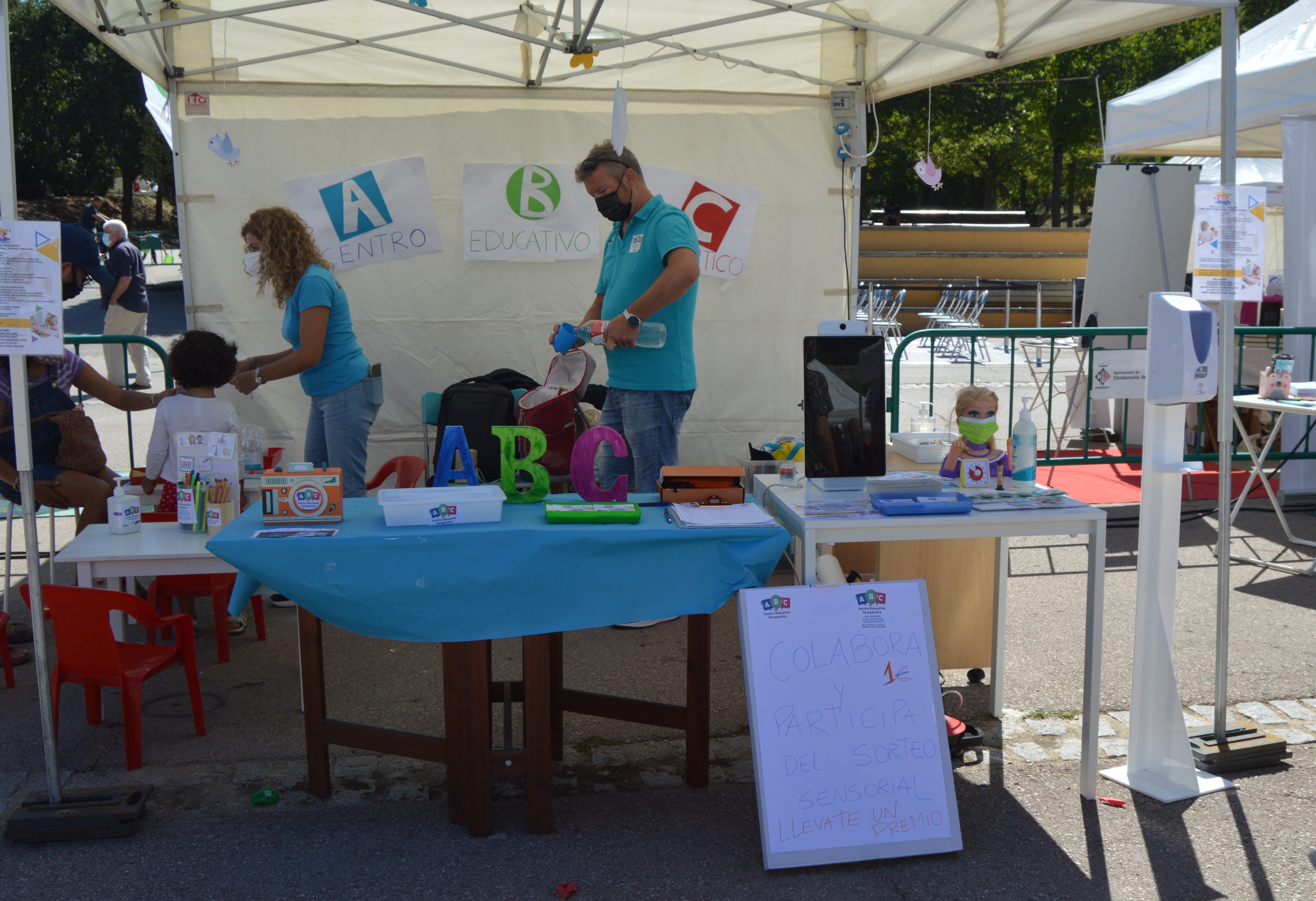 Estand de l'ABC a la Fira del Comerç. FOTO: Nora Muñoz