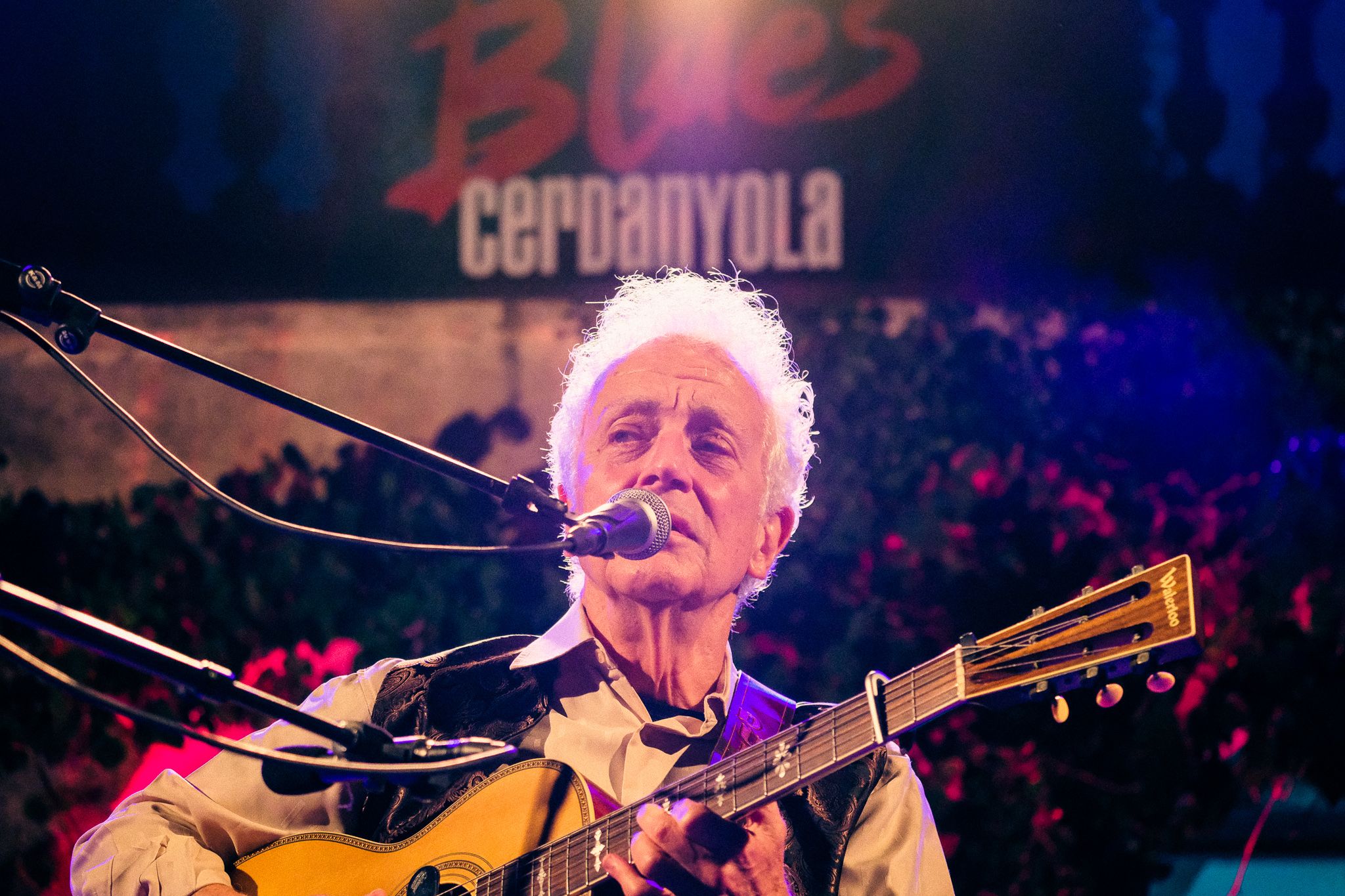 Concert de Doug MacLeod la primera nit de Blues. FOTO: Ale Gómez