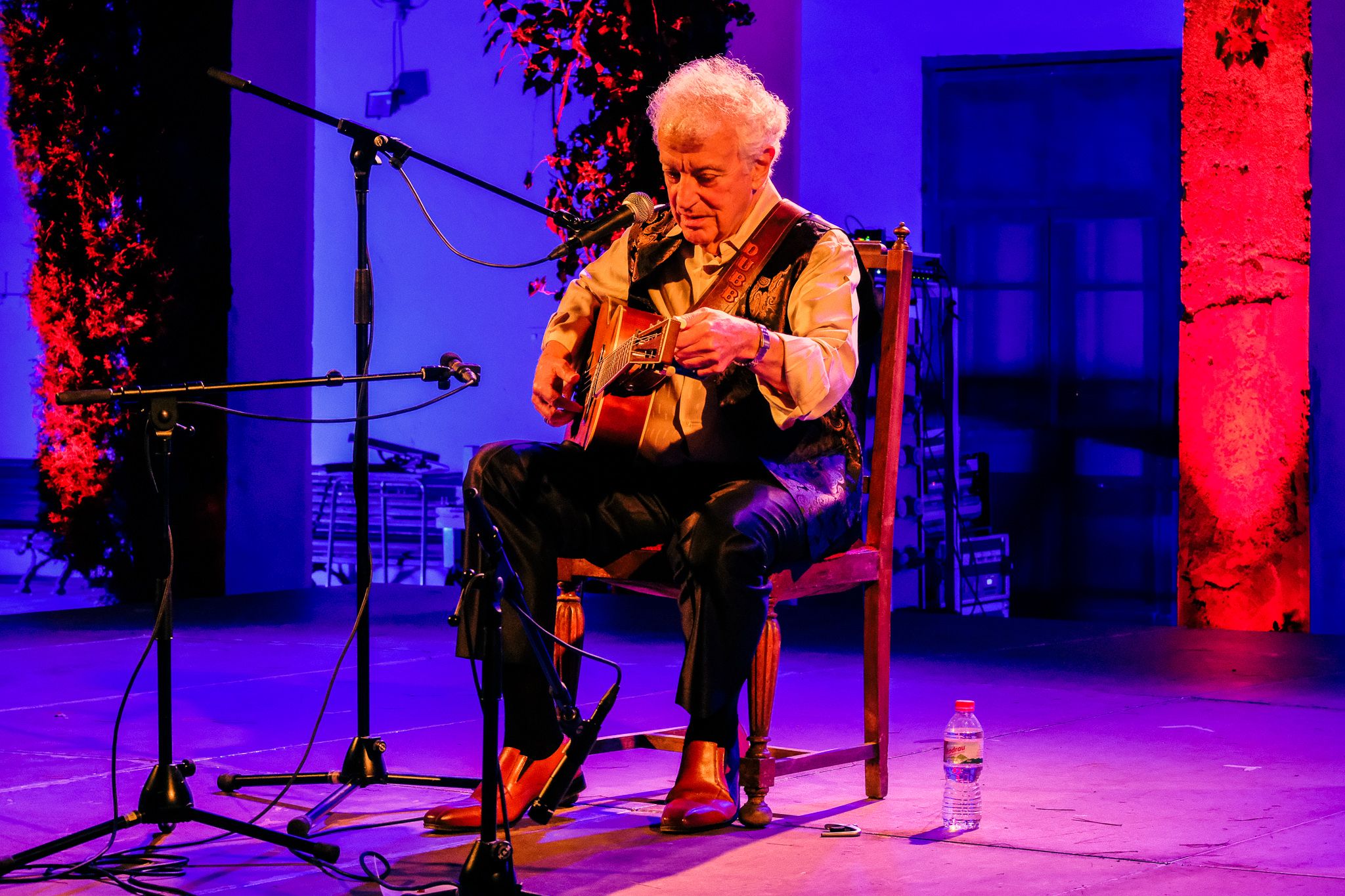 Doug MacLeod la primera nit de Blues, divendres 1 d'octubre. FOTO: Ale Gómez