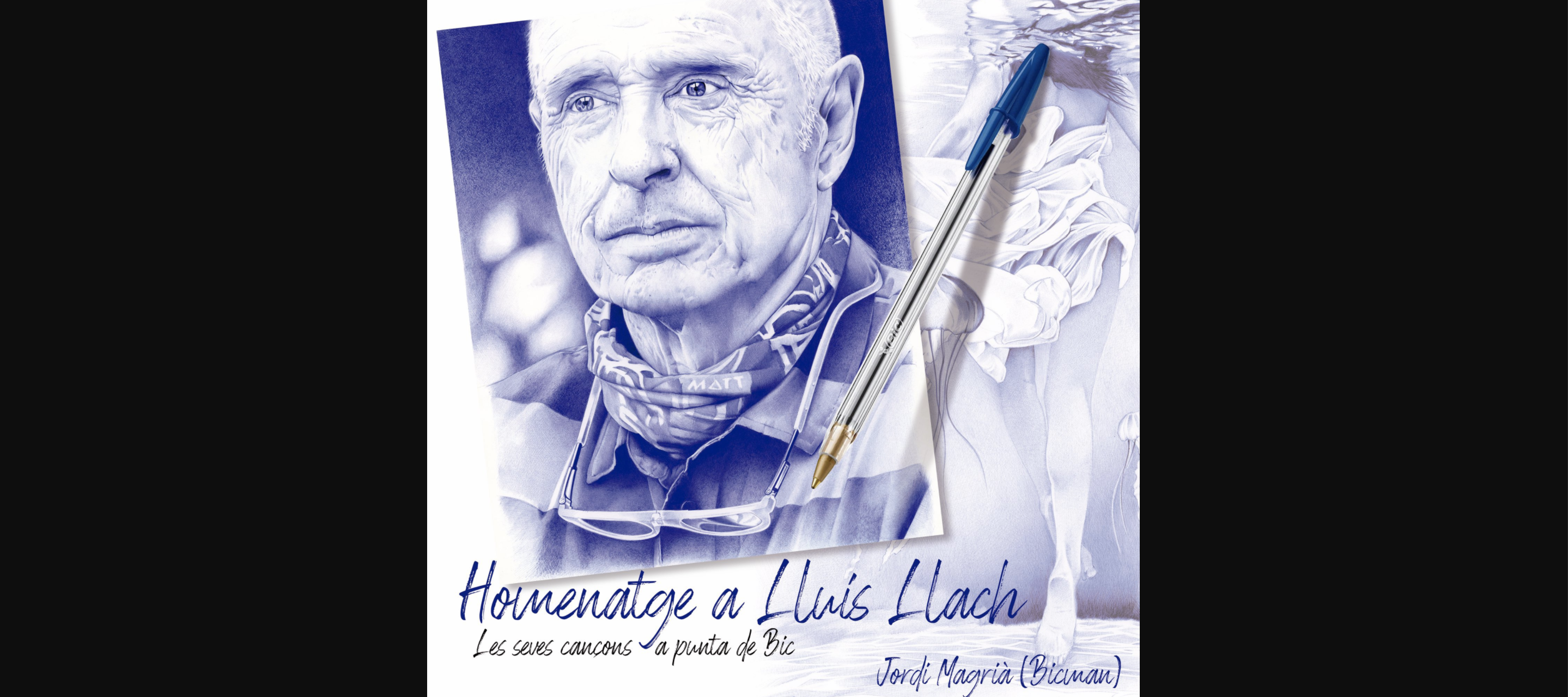 Bicman ha publicat el llibre Homenatge a Lluís Llach. FOTO: Impressions.cat