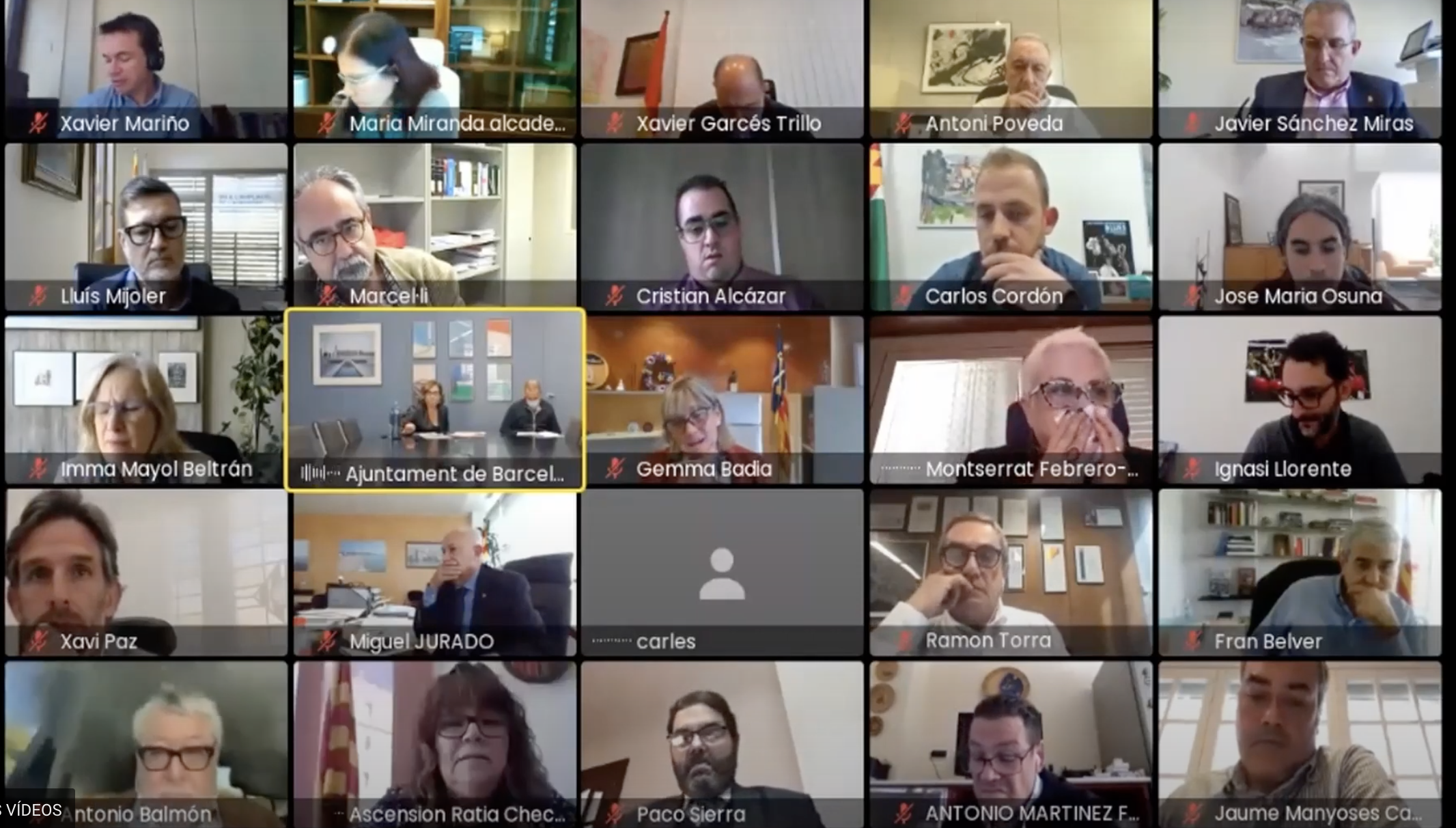 Ple del Consell de l'AMB. Ple del Consell de l'AMB.