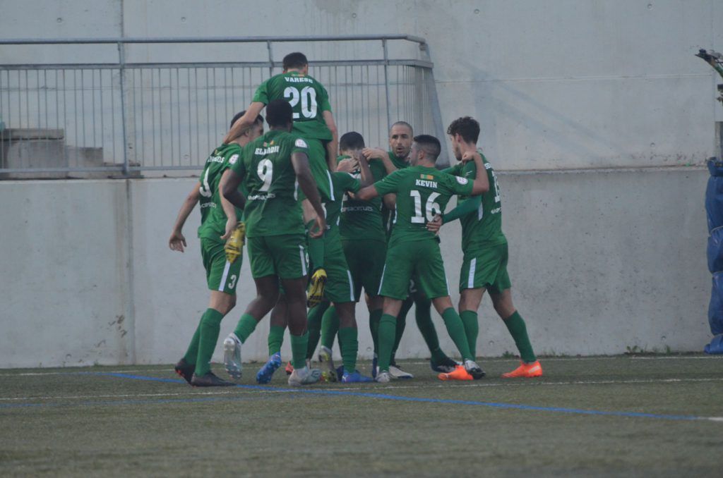 El Cerdanyola FC celebrant un gol. FOTO: Cerdanyola FC