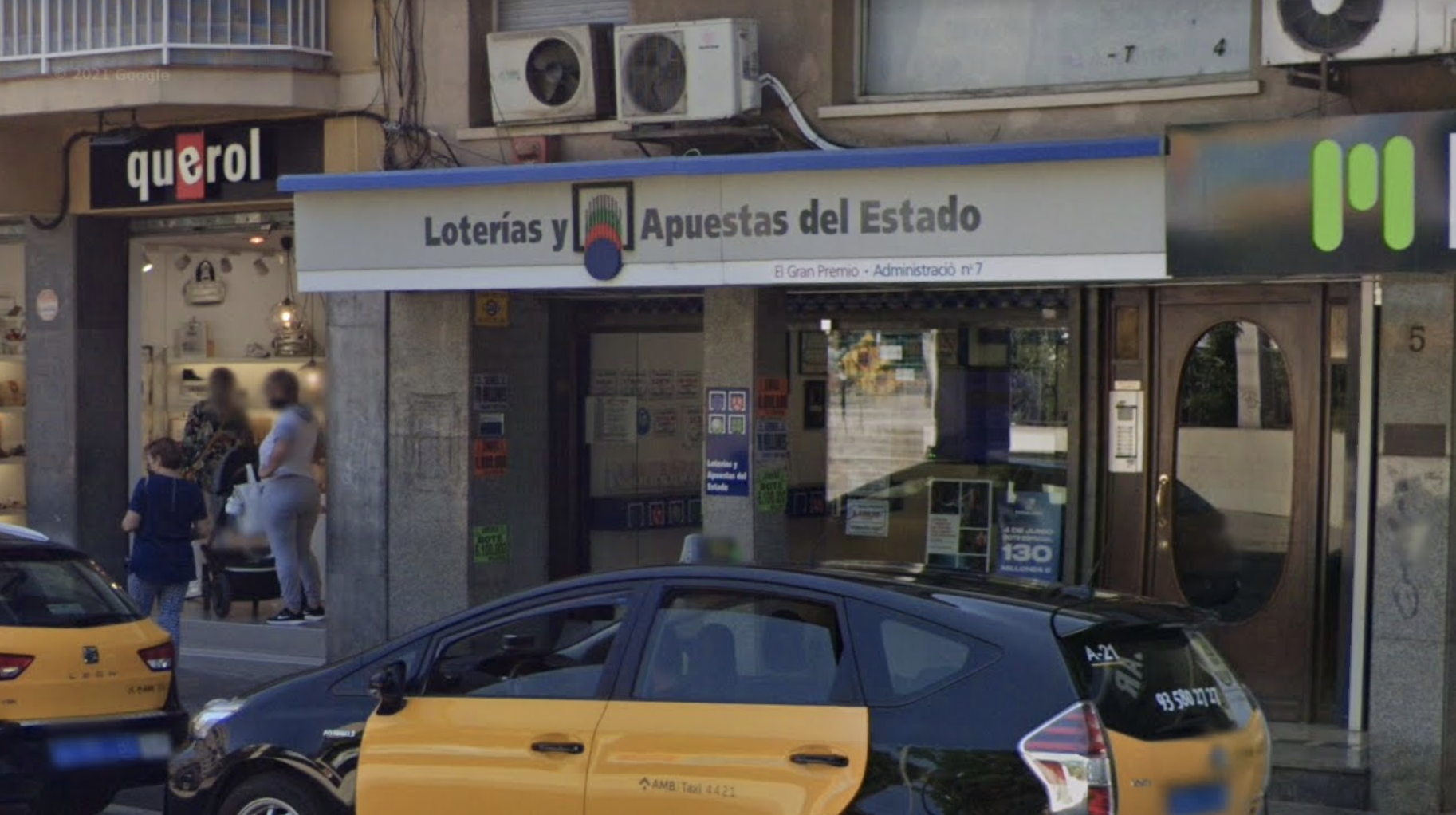 Administració de loteria a l'avinguda primavera. FOTO: Google Maps