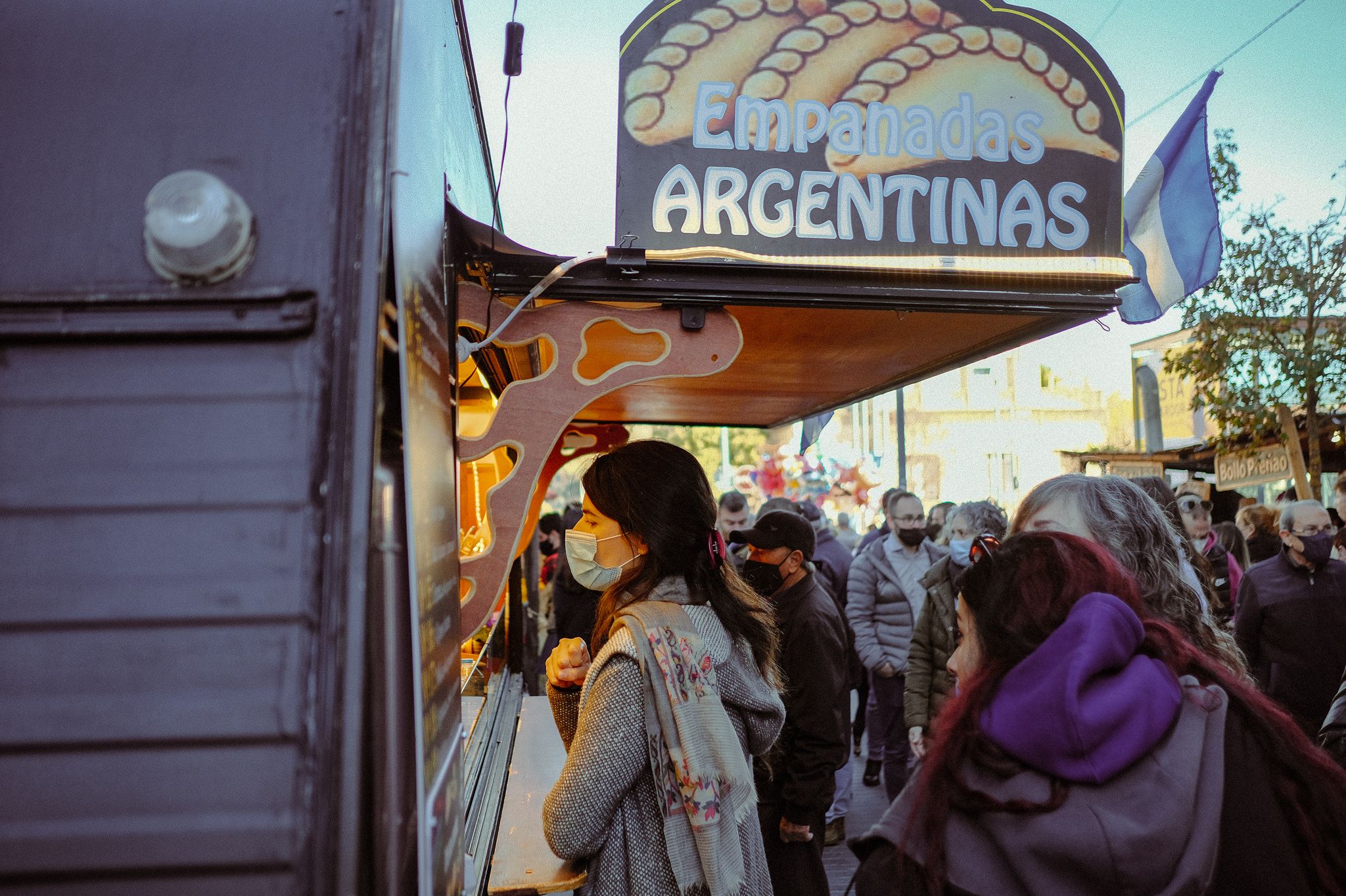 Paradeta d'empanades al Mercat Medieval. FOTO, Ale Gómez