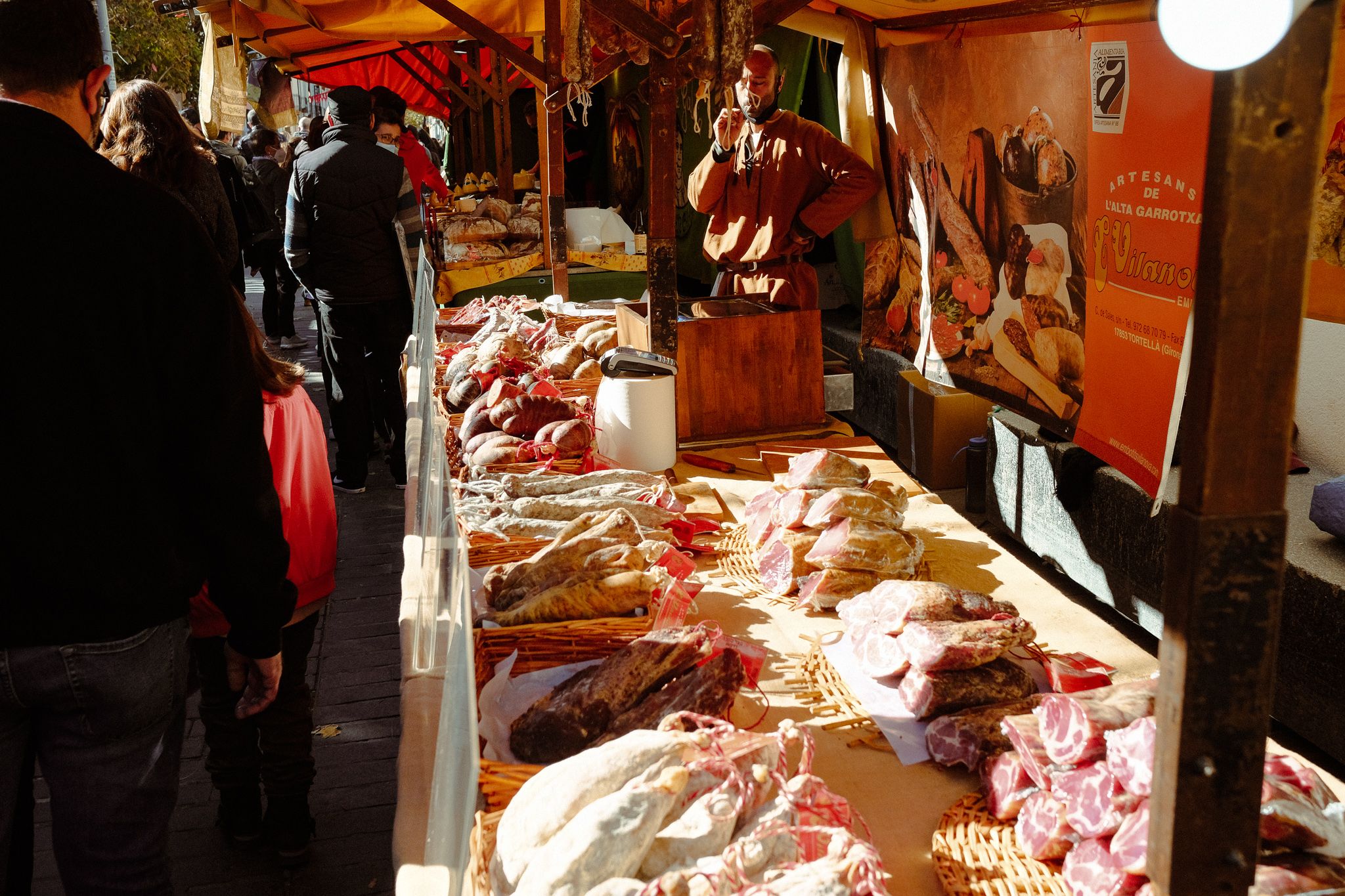 La carnisseria del mercat medieval. FOTO, Ale Gómez