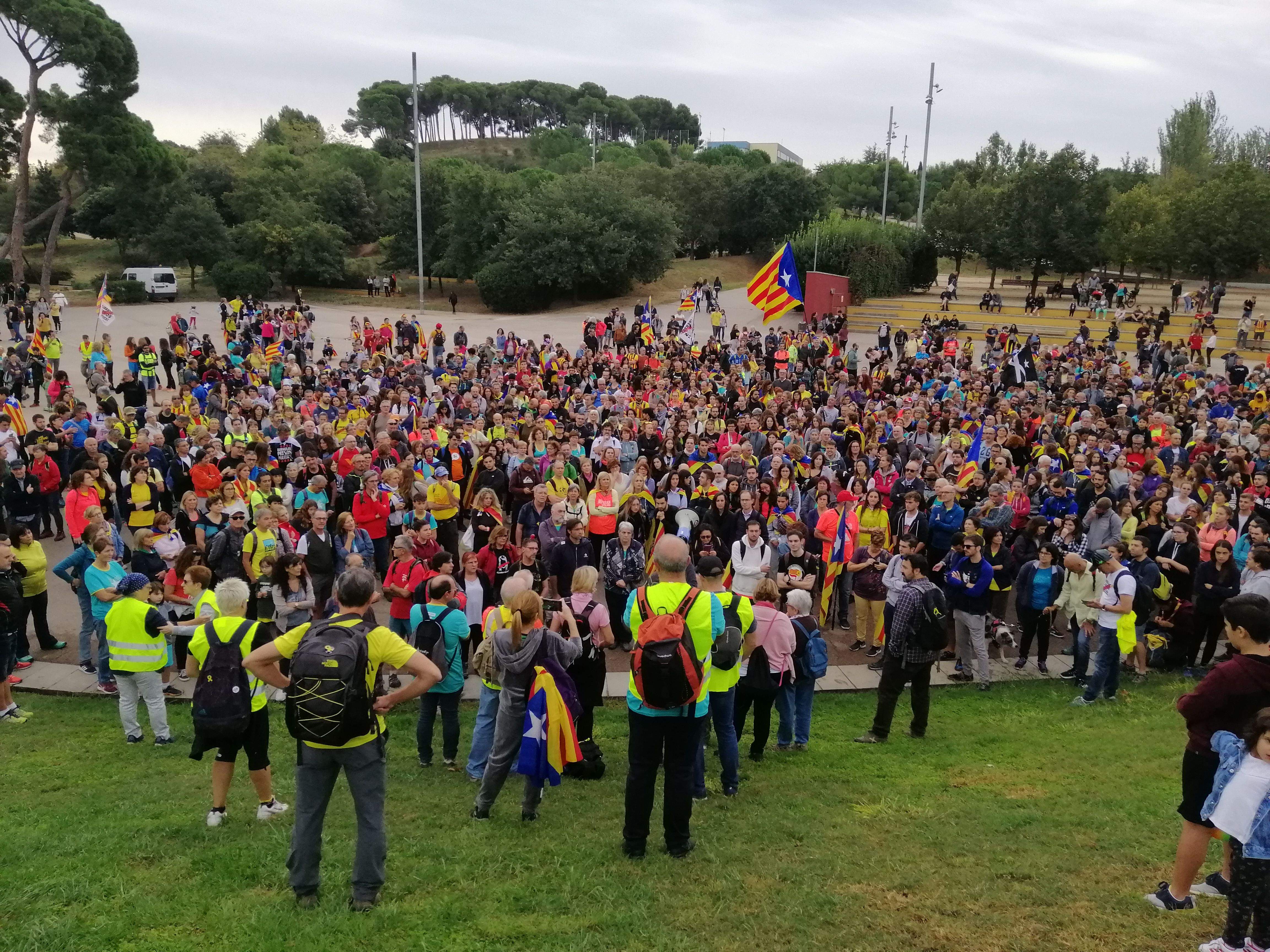 Imatge de la Marxa per la Llibertat l'any 2019. FOTO: ANC  Imatge de la Marxa per la Llibertat l'any 2019. FOTO: ANC