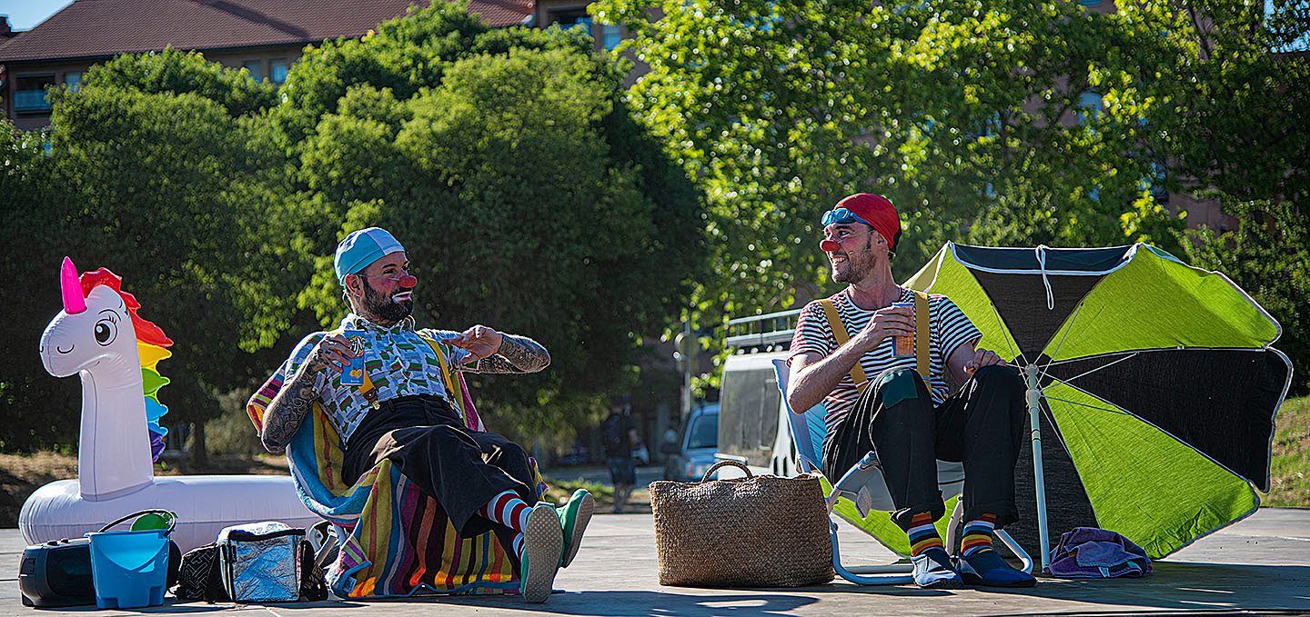 La companyia cerdanyolenca Caulababa actuarà a la plaça de l'Abat Oliba. FOTO: Caulababa
