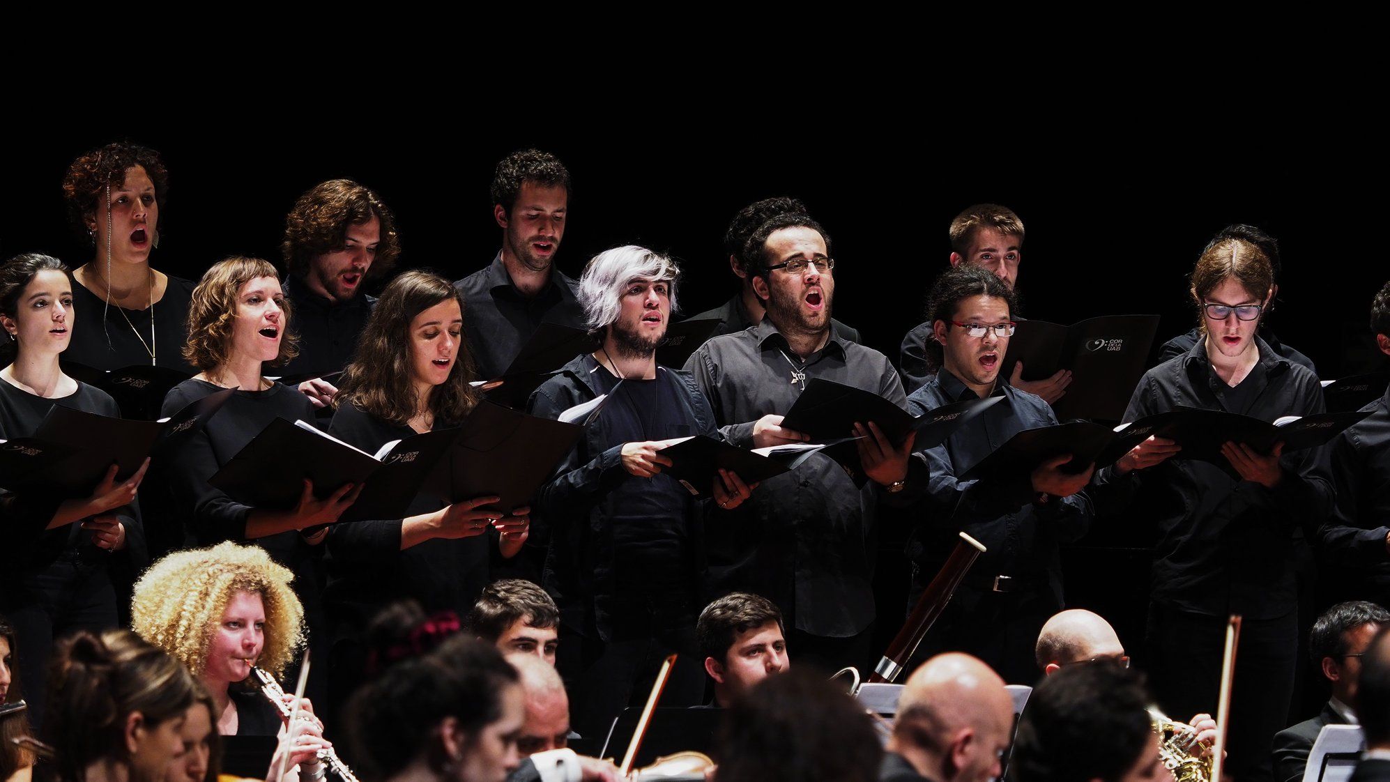 Imatge d'arxiu del Cor de la UAB actuant. FOTO: Cor de la Universitat Autònoma de Barcelona