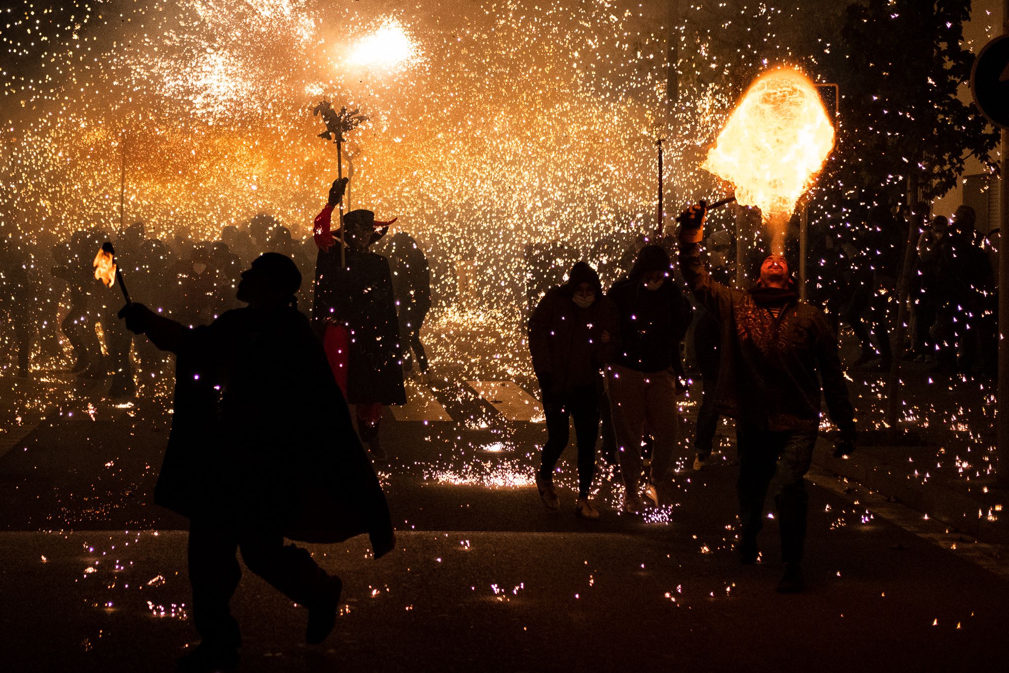 El Correfoc de la Festa de Tardor 2021. FOTO, Ale Gómez