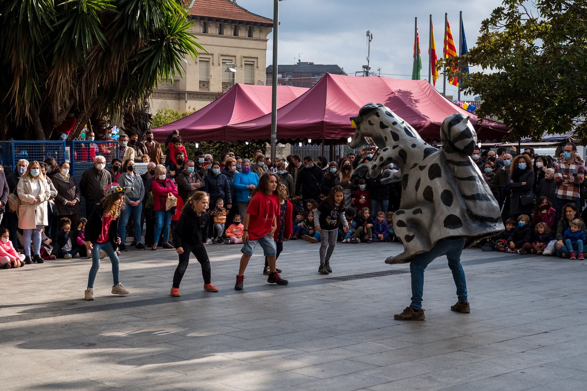 Matinal de cultura popular el diumenge 14 de novembre durant la Festa de tardor. FOTO: Ale Gómez