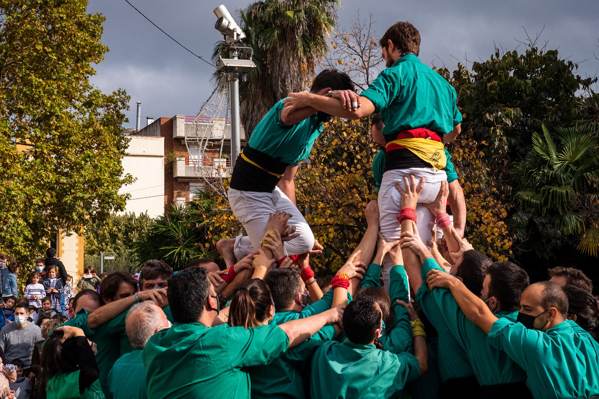 Diada Castellera de Sant Martí amb els Castellers de Cerdanyola. FOTO: Ale Gómez