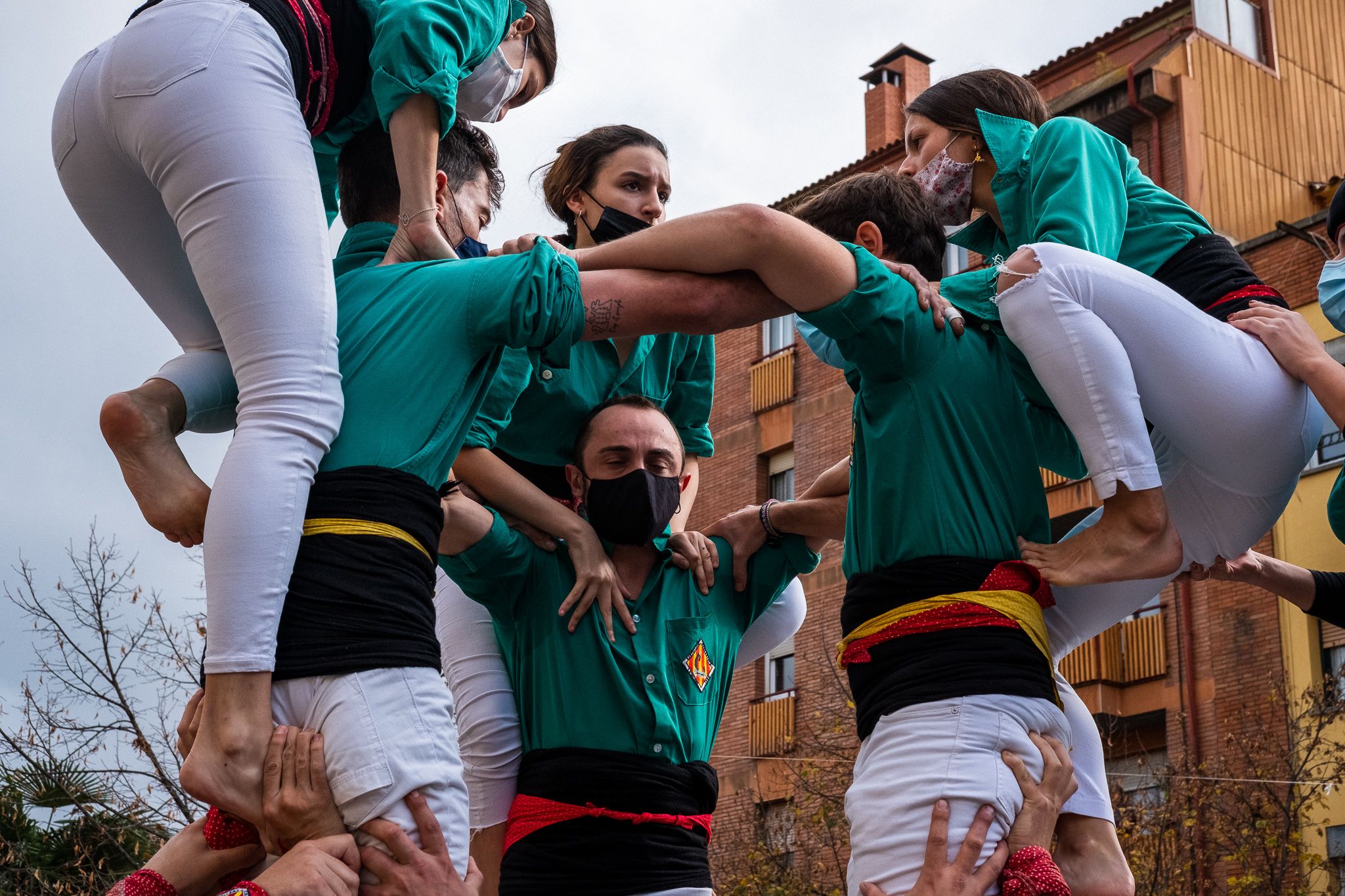 Diada Castellera de Sant Martí amb els Castellers de Cerdanyola. FOTO: Ale Gómez