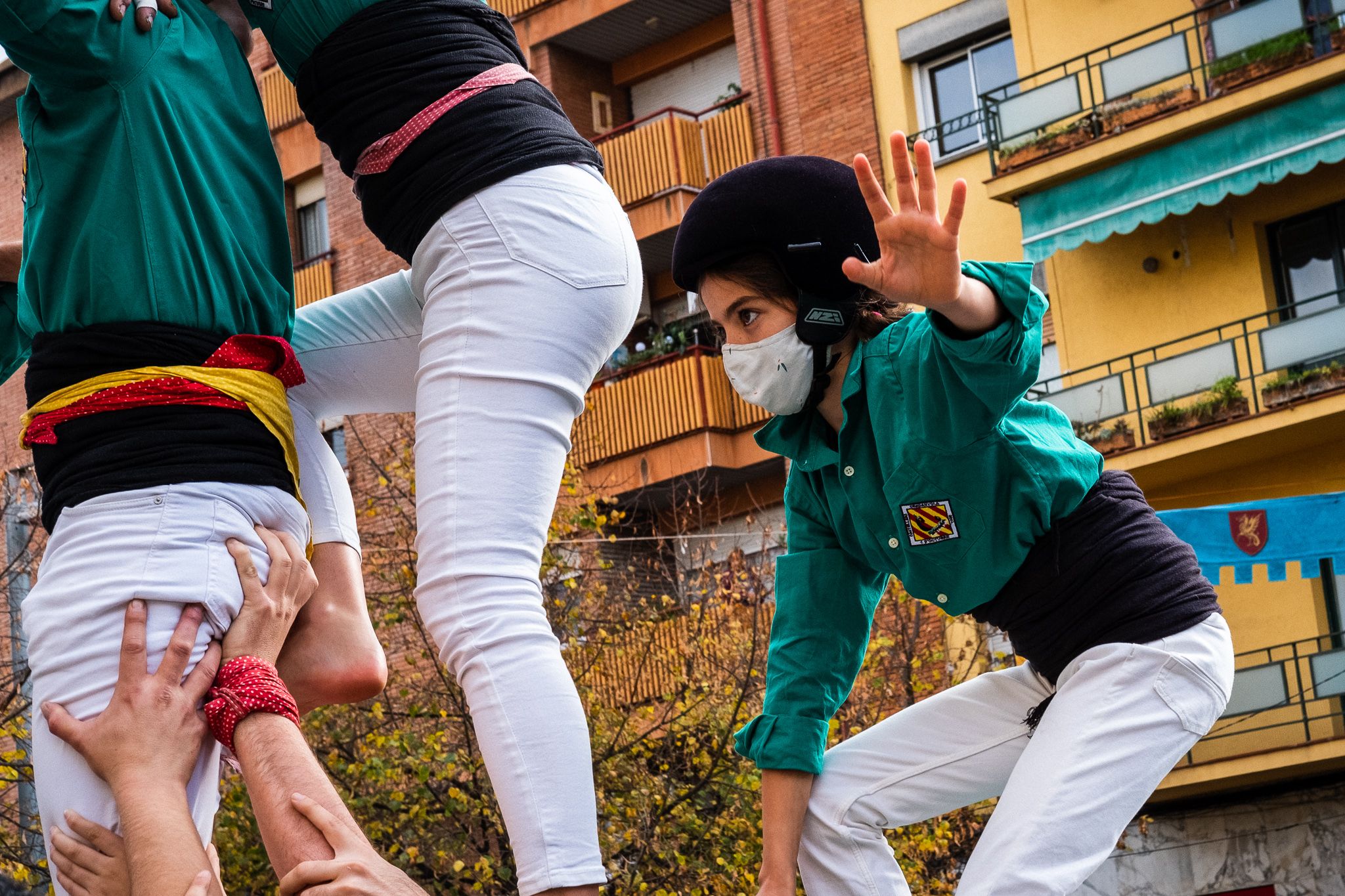 Diada Castellera de Sant Martí amb els Castellers de Cerdanyola. FOTO: Ale Gómez