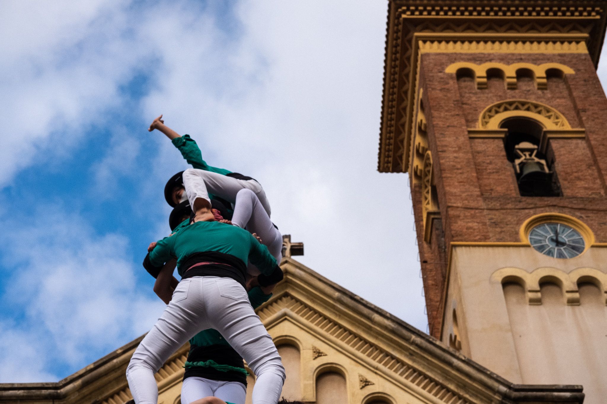 Diada Castellera de Sant Martí amb els Castellers de Cerdanyola. FOTO: Ale Gómez