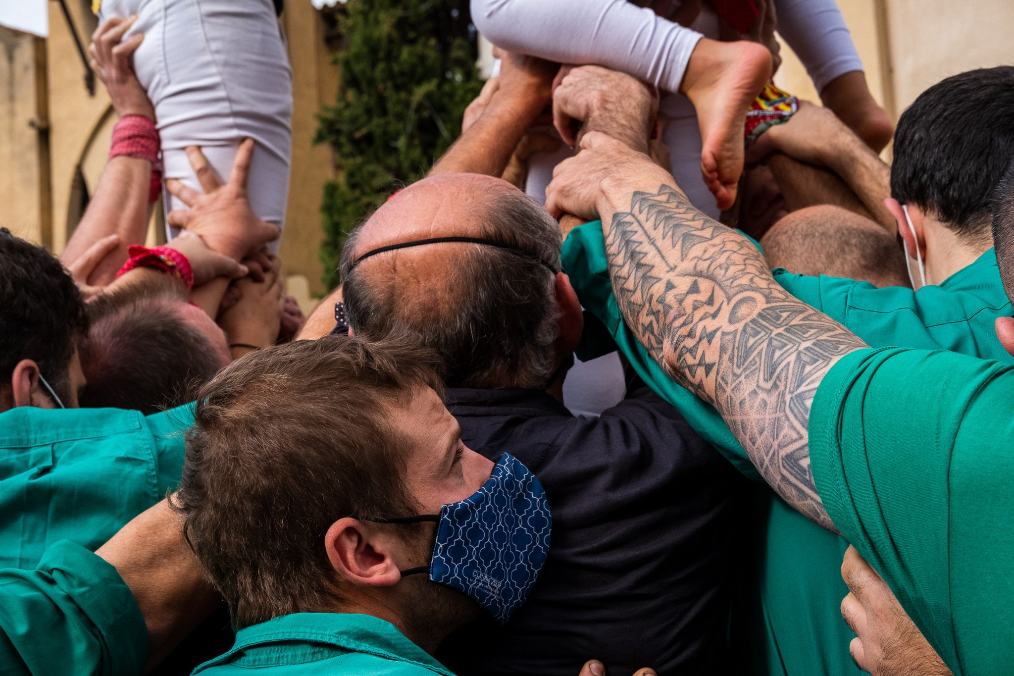 Diada Castellera de Sant Martí amb els Castellers de Cerdanyola. FOTO: Ale Gómez