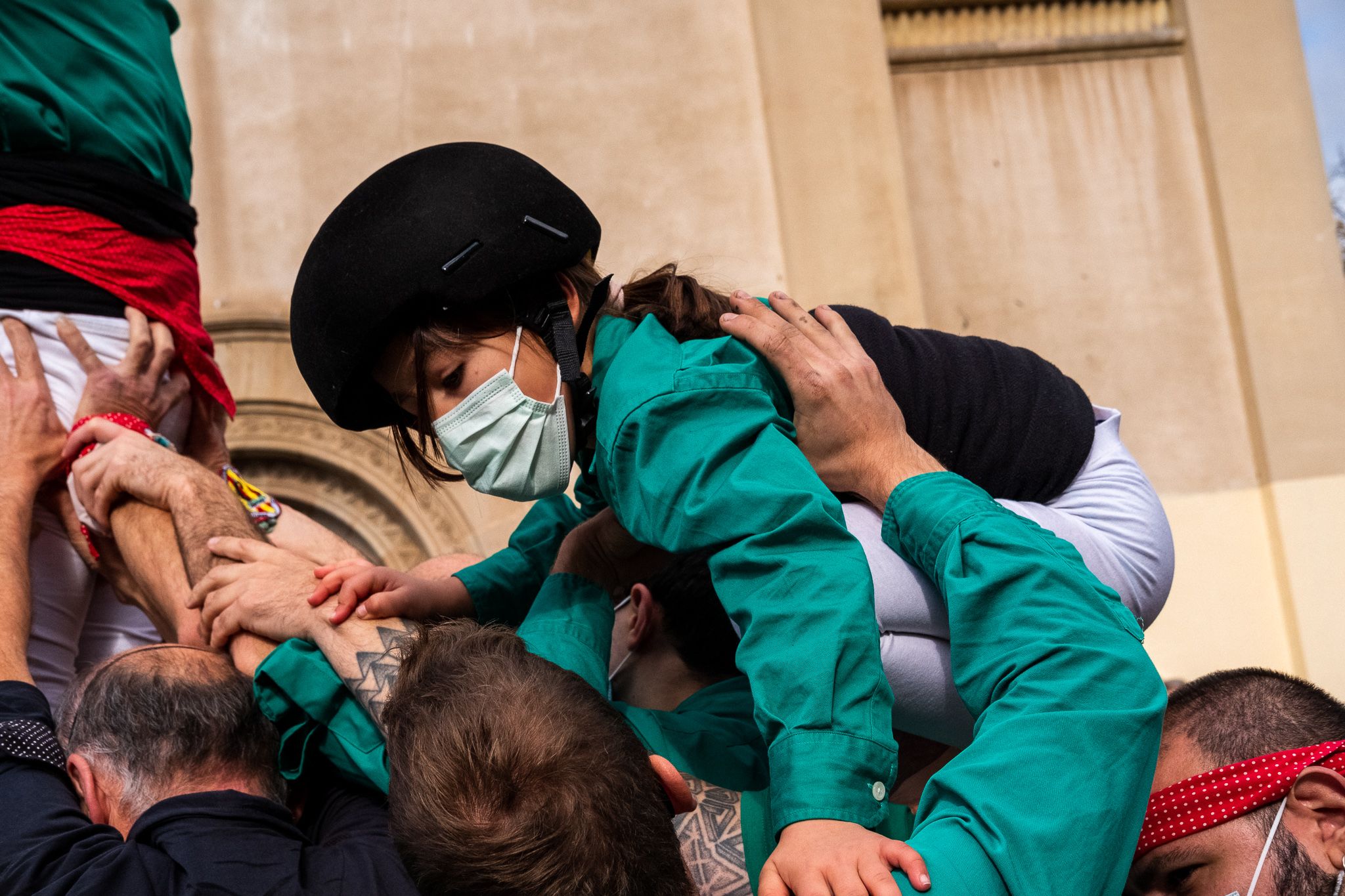Diada Castellera de Sant Martí amb els Castellers de Cerdanyola. FOTO: Ale Gómez