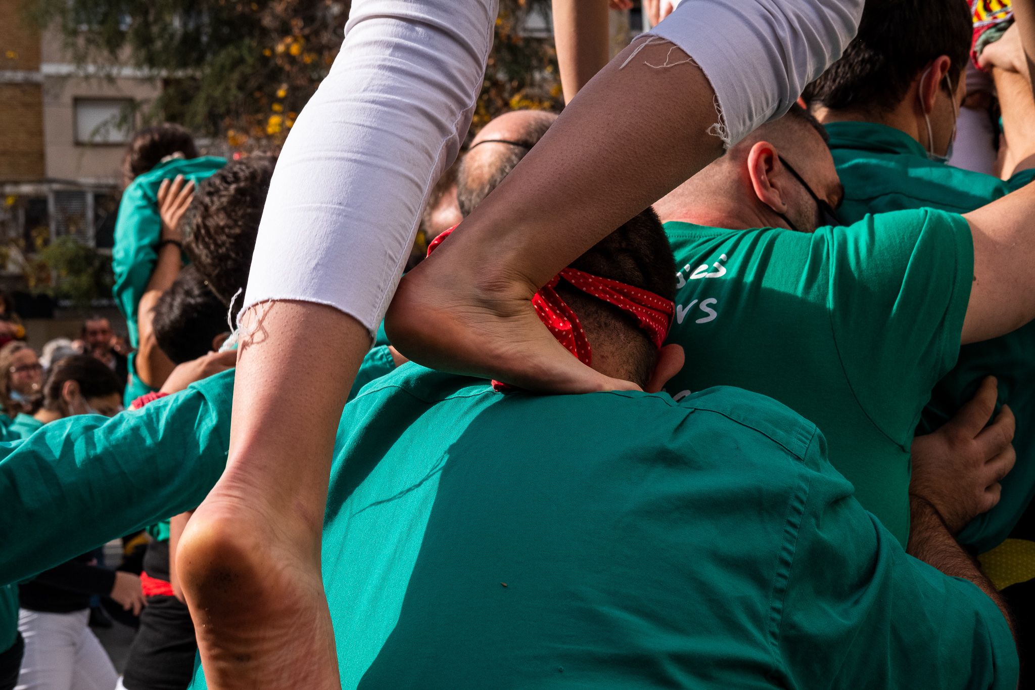 Diada Castellera de Sant Martí amb els Castellers de Cerdanyola. FOTO: Ale Gómez