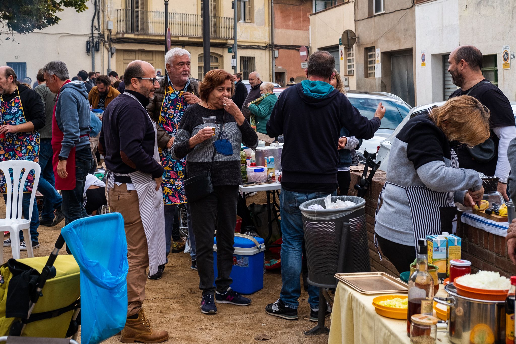 Concurs de paelles de la Festa Major de Sant Martí 2021. FOTO: Ale Gómez