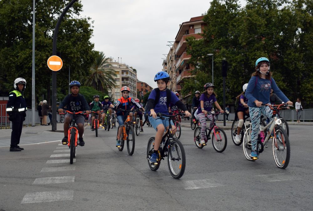 Edició anterior de la Bicicletada de Camins Escolars. FOTO: Ajuntament de Cerdanyola