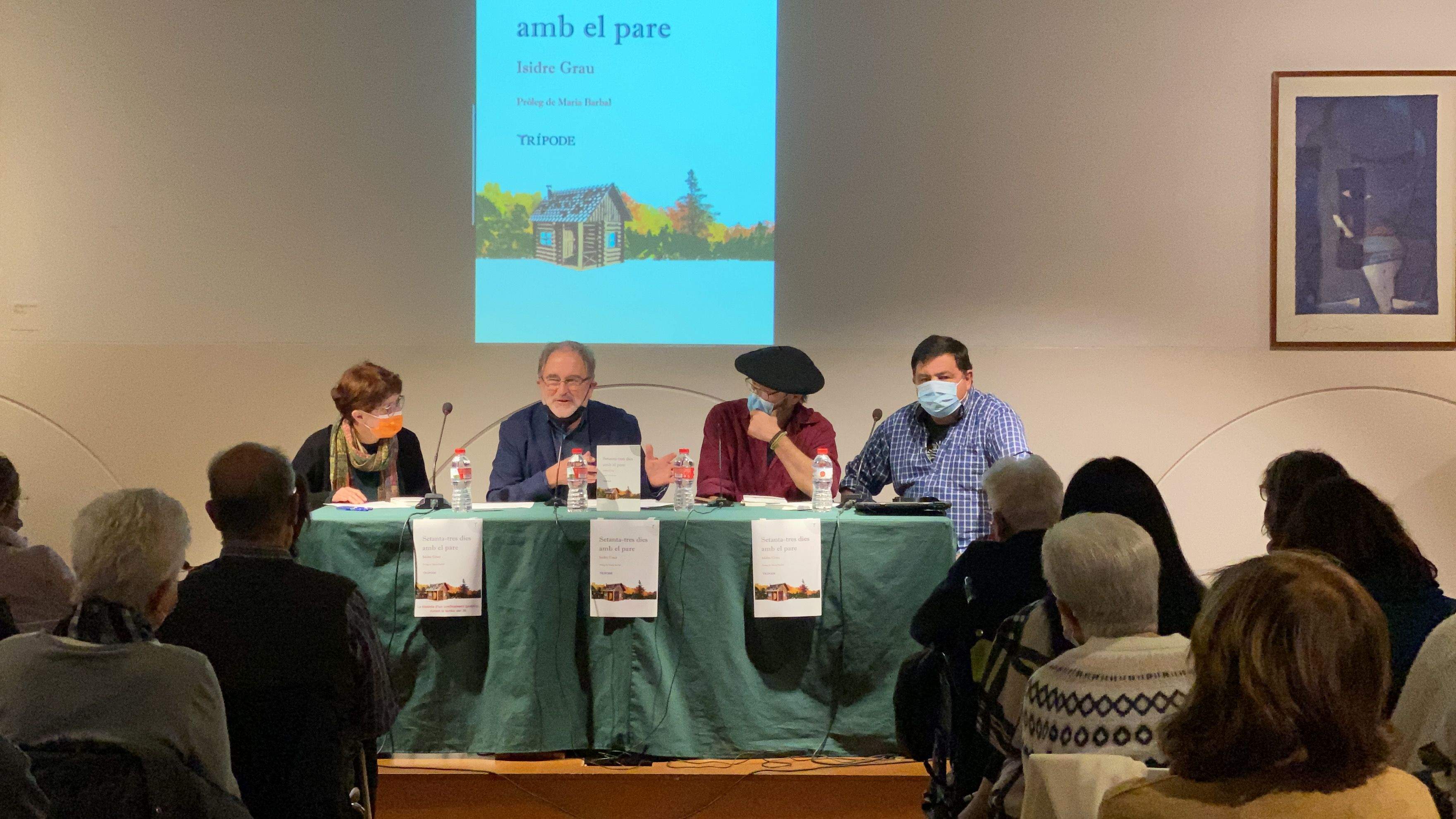 Isidre Grau presenta el llibre 'Setanta-tres dies amb el pare'. FOTO: Mónica GM Isidre Grau presenta el llibre 'Setanta-tres dies amb el pare'. FOTO: Mónica GM