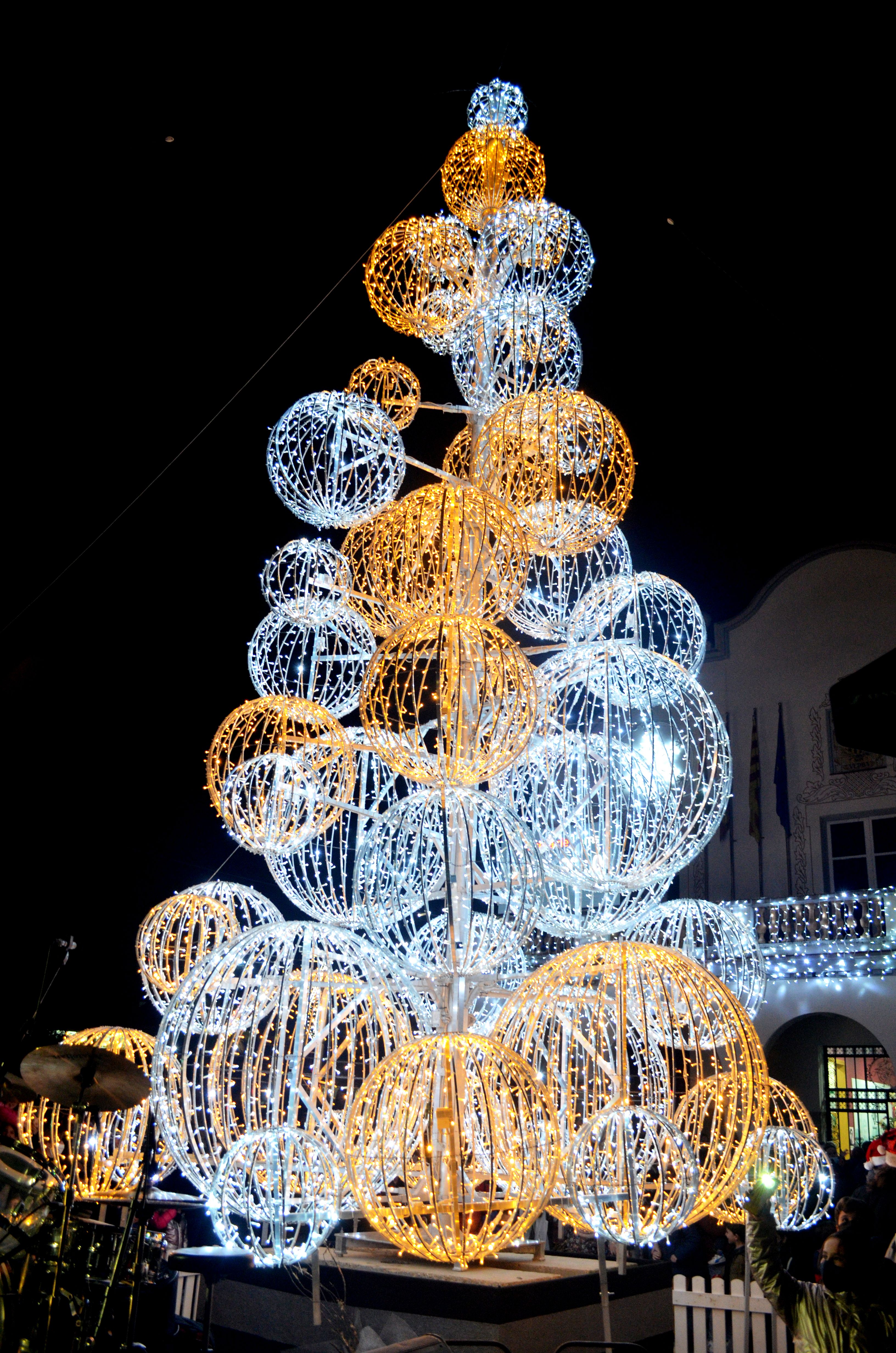 Encesa dels llums de Nadal a Cerdanyola. FOTO: Pau Berenguer