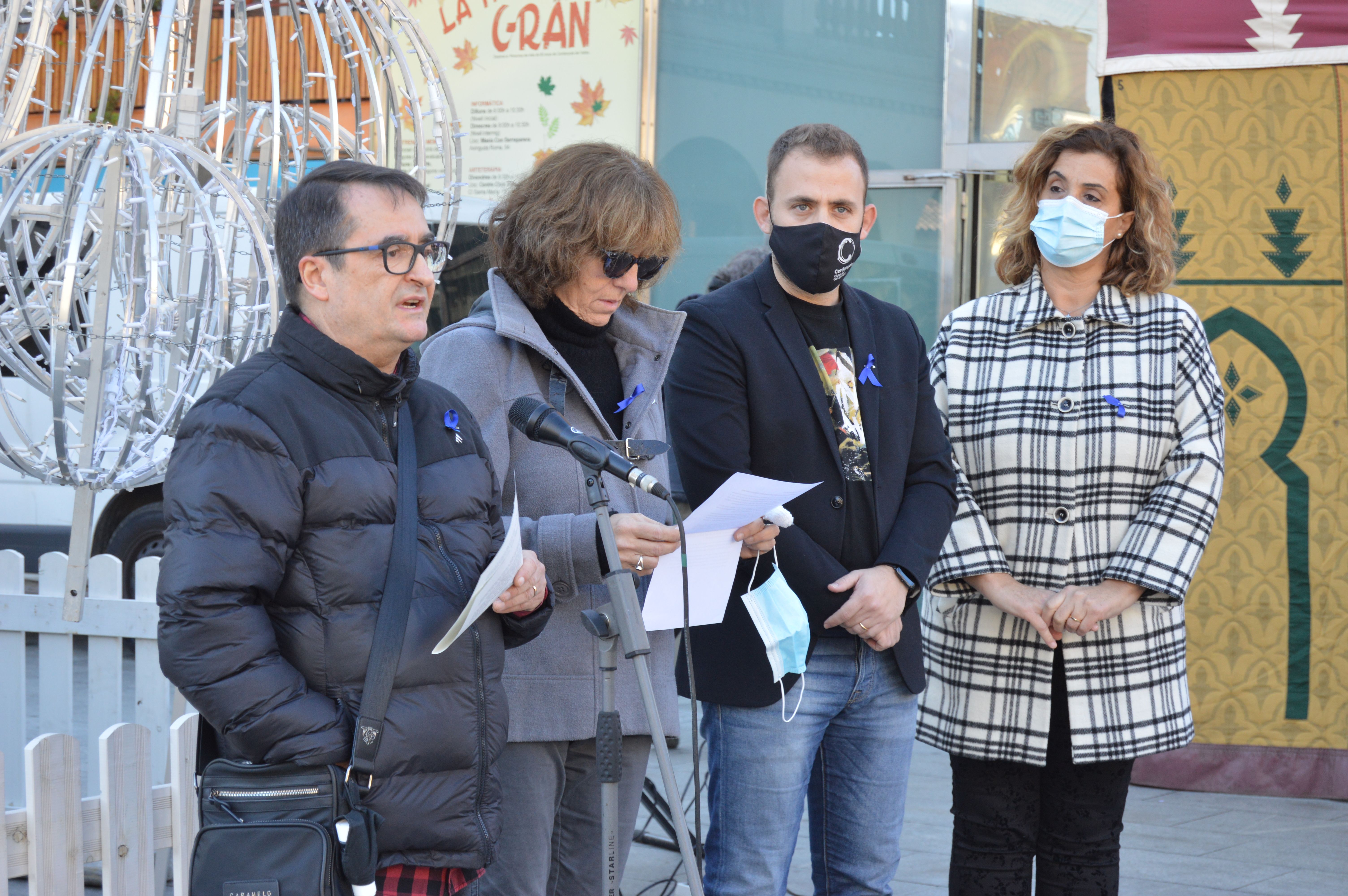 Lectura del manifest el Dia Internacional de les Persones amb disCapacitat/Diversitat Funcional. FOTO: Nora Muñoz Otero