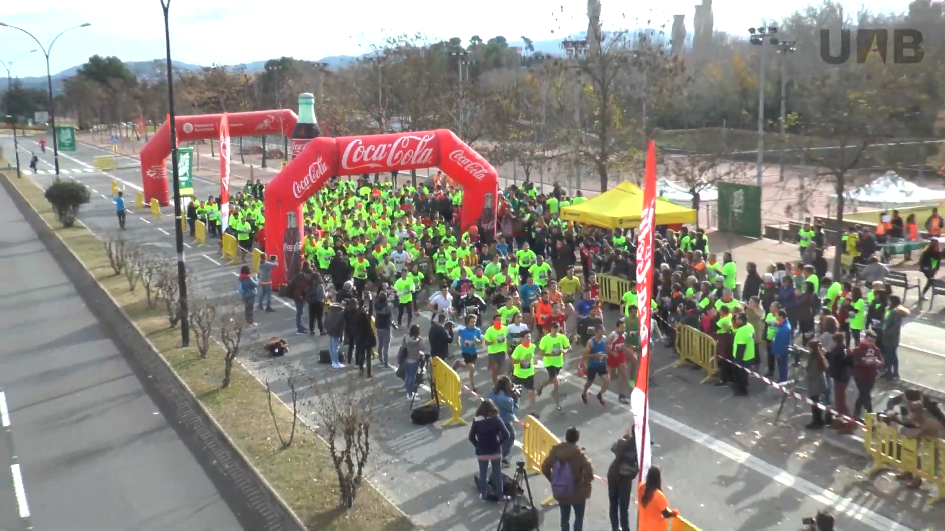 Cursa solidària UAB 2021. FOTO: Youtube Cursa solidària UAB 2021. FOTO: Youtube