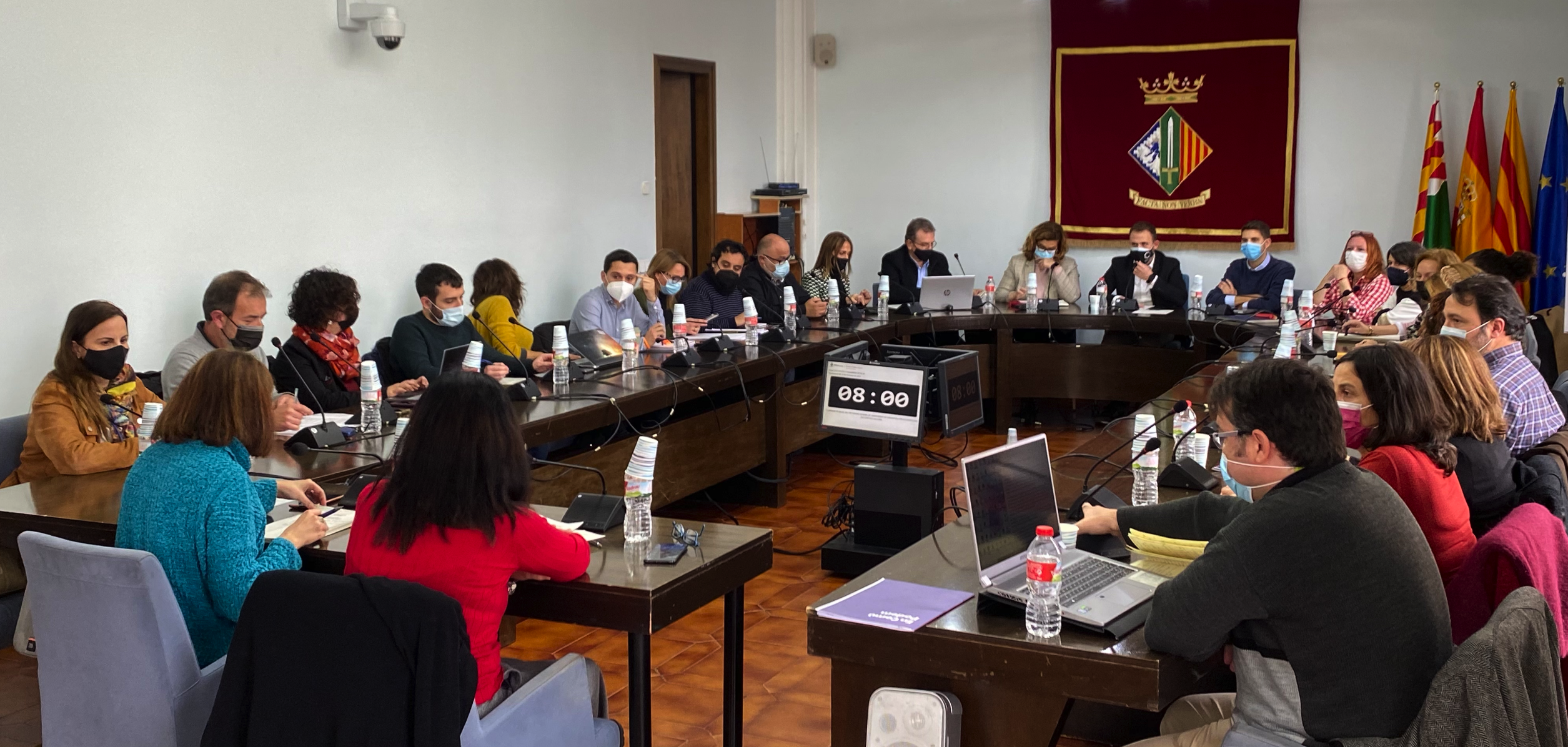 Ple extraordinari per aprovar el pressupostos municipals. FOTO: Mónica GM